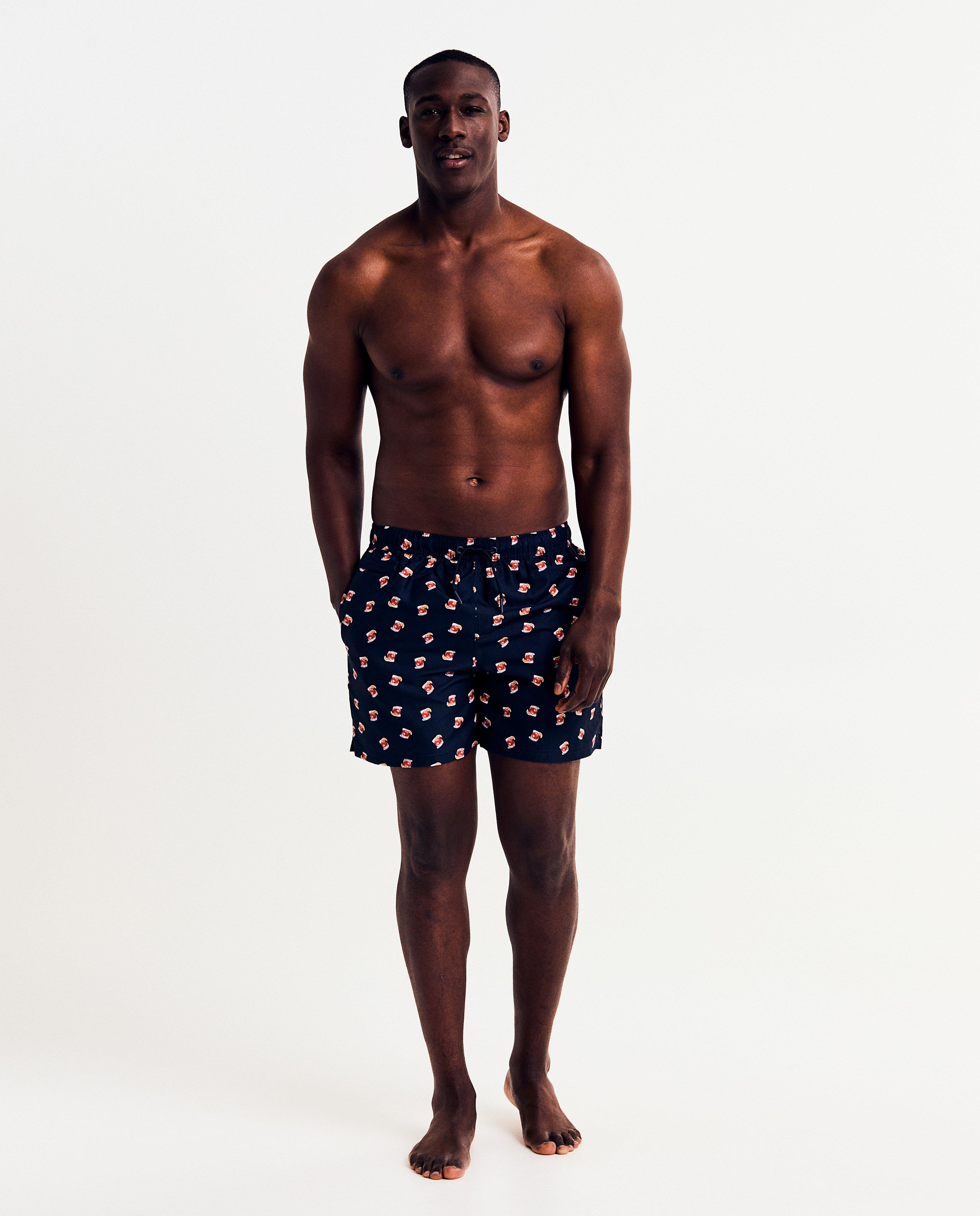 Zwemshort met print drankjes, XS-XXL - null - Quarterback