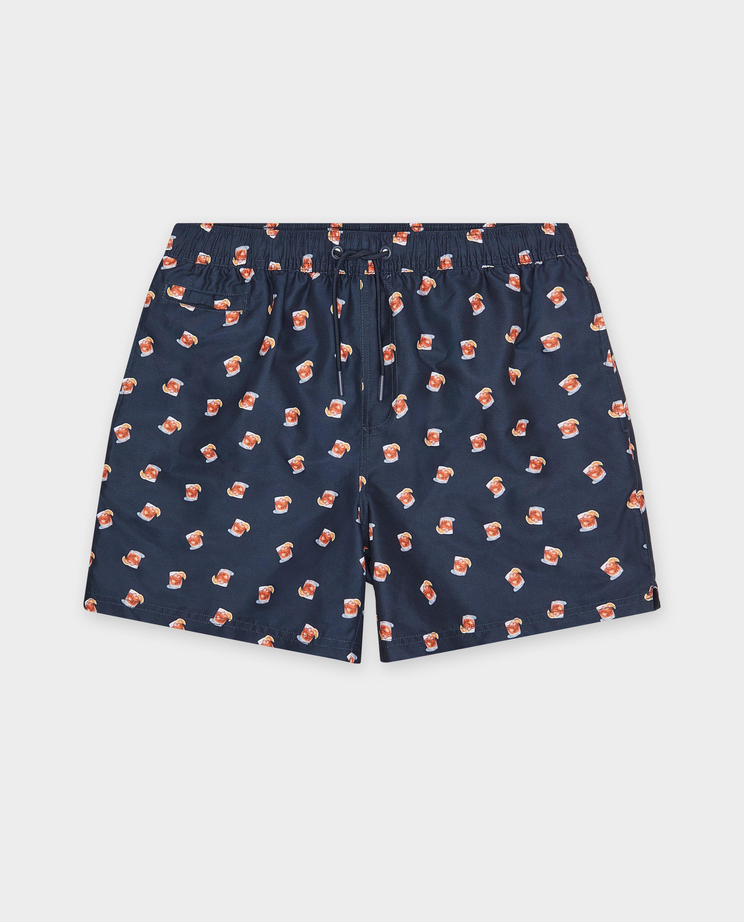 Zwemkleding - Zwemshort met print drankjes, XS-XXL