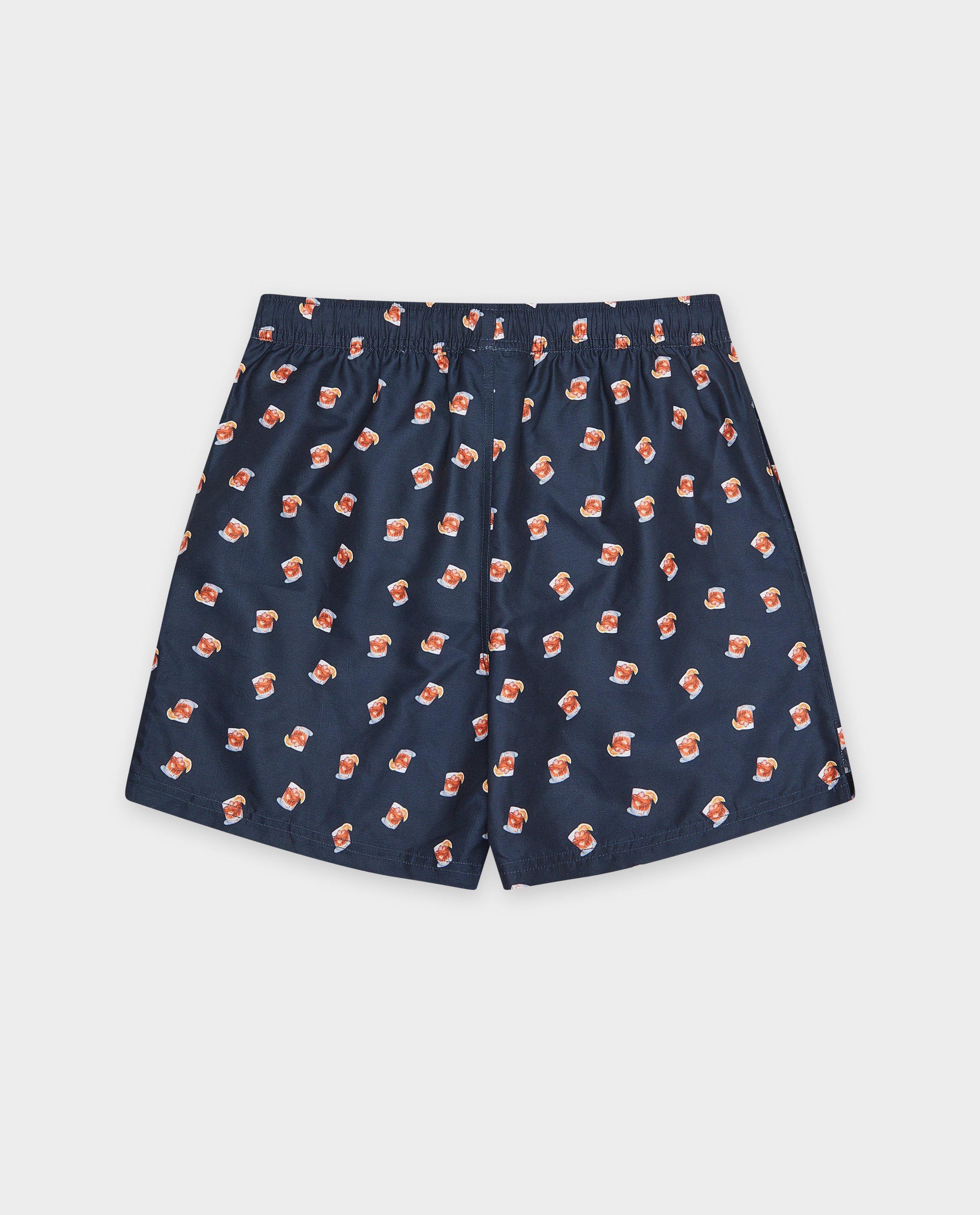 Zwemkleding - Zwemshort met print drankjes, XS-XXL