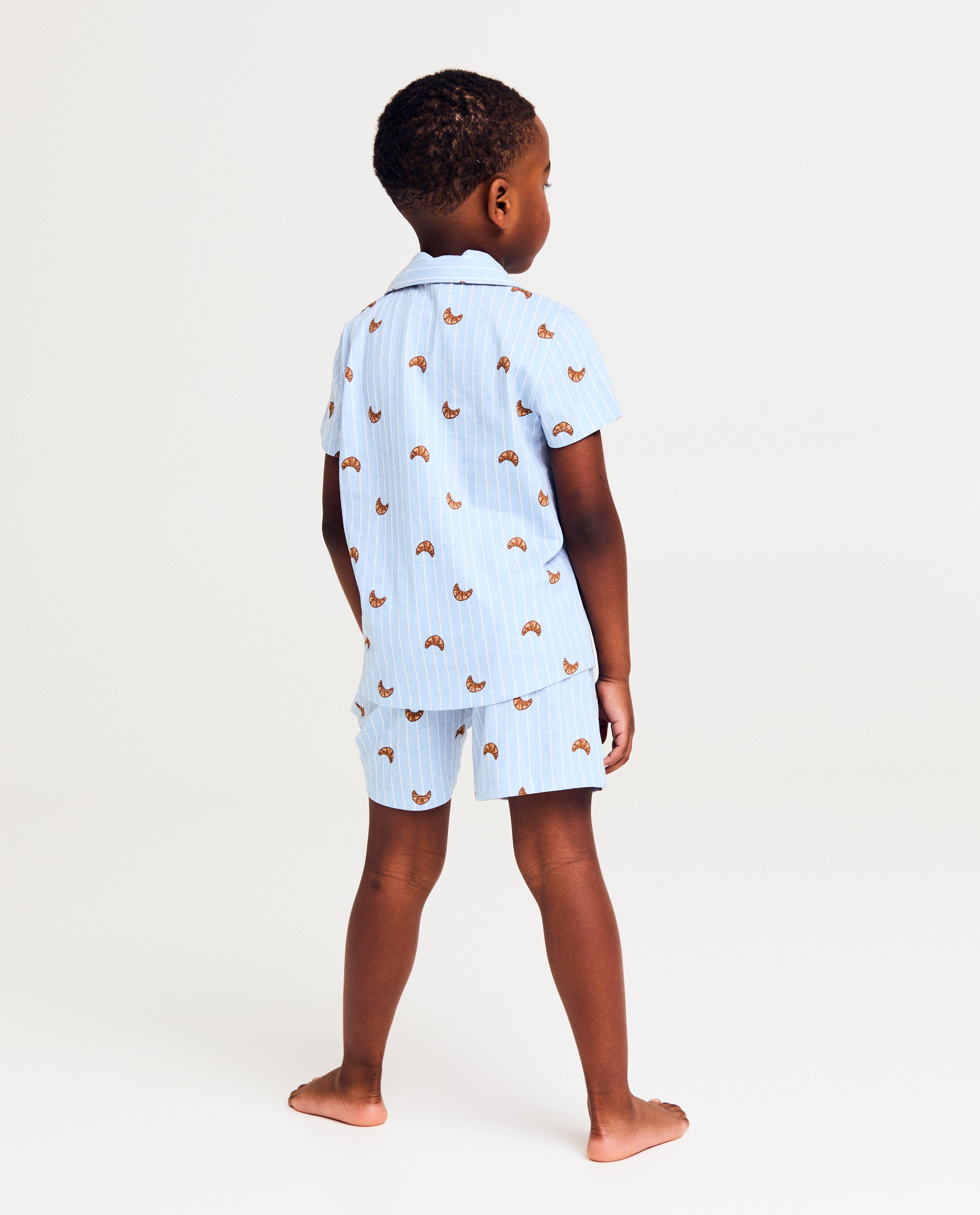 Nachtkleding - Pyjama met print croissants, unisex, 92-128