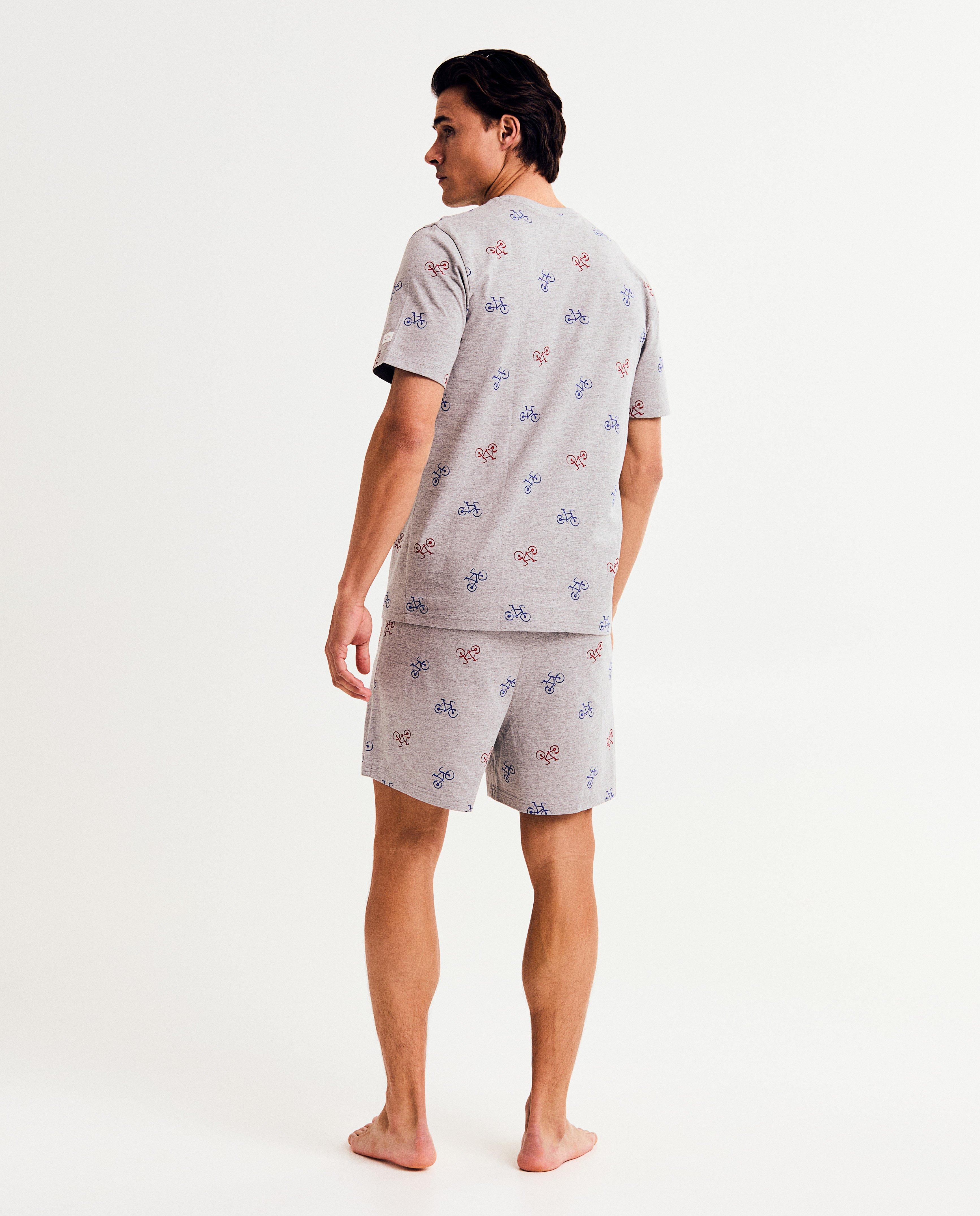 Nachtkleding - Pyjama met print koersfietsen, XS-XXXL