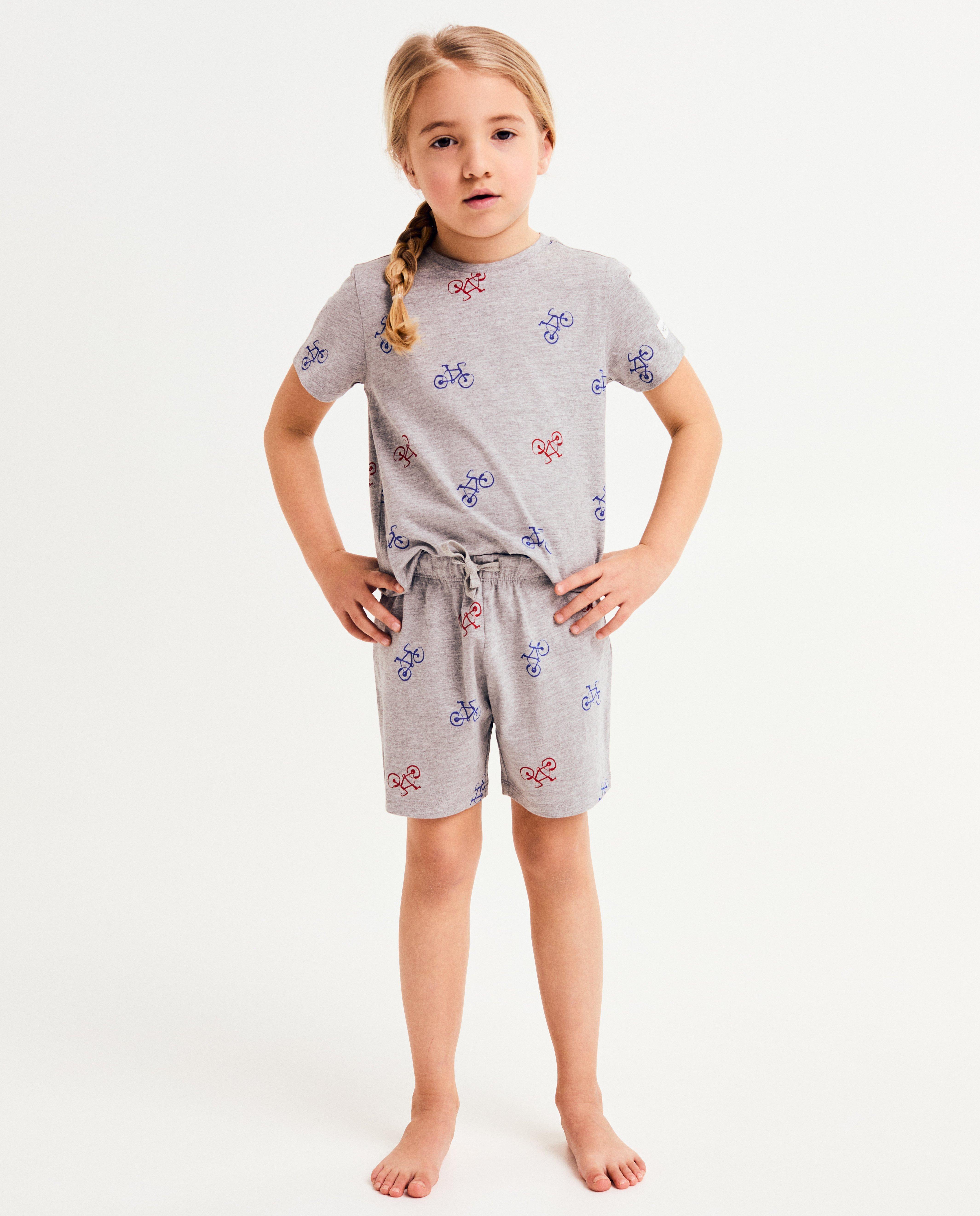 Nachtkleding - Pyjama met print koersfietsen, 98-128
