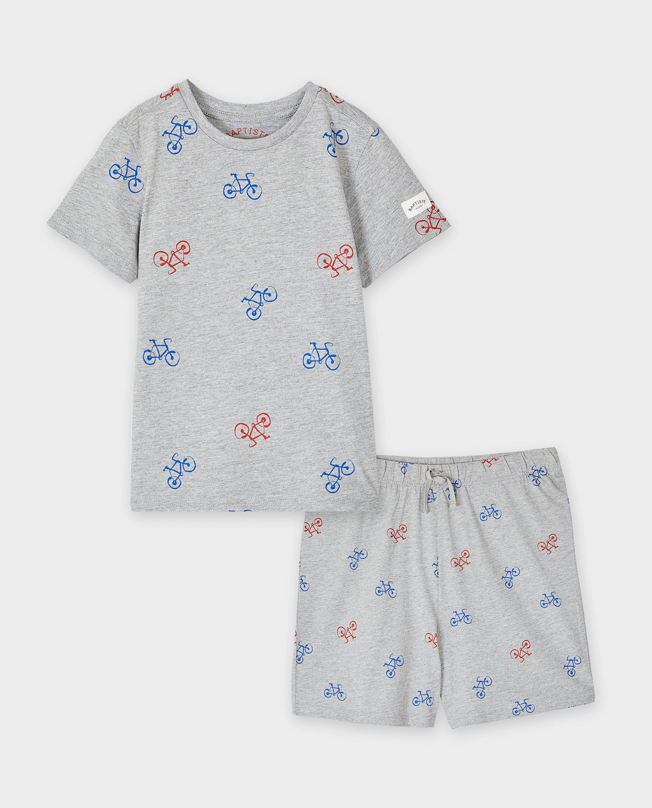 Nachtkleding - Pyjama met print koersfietsen, 98-128