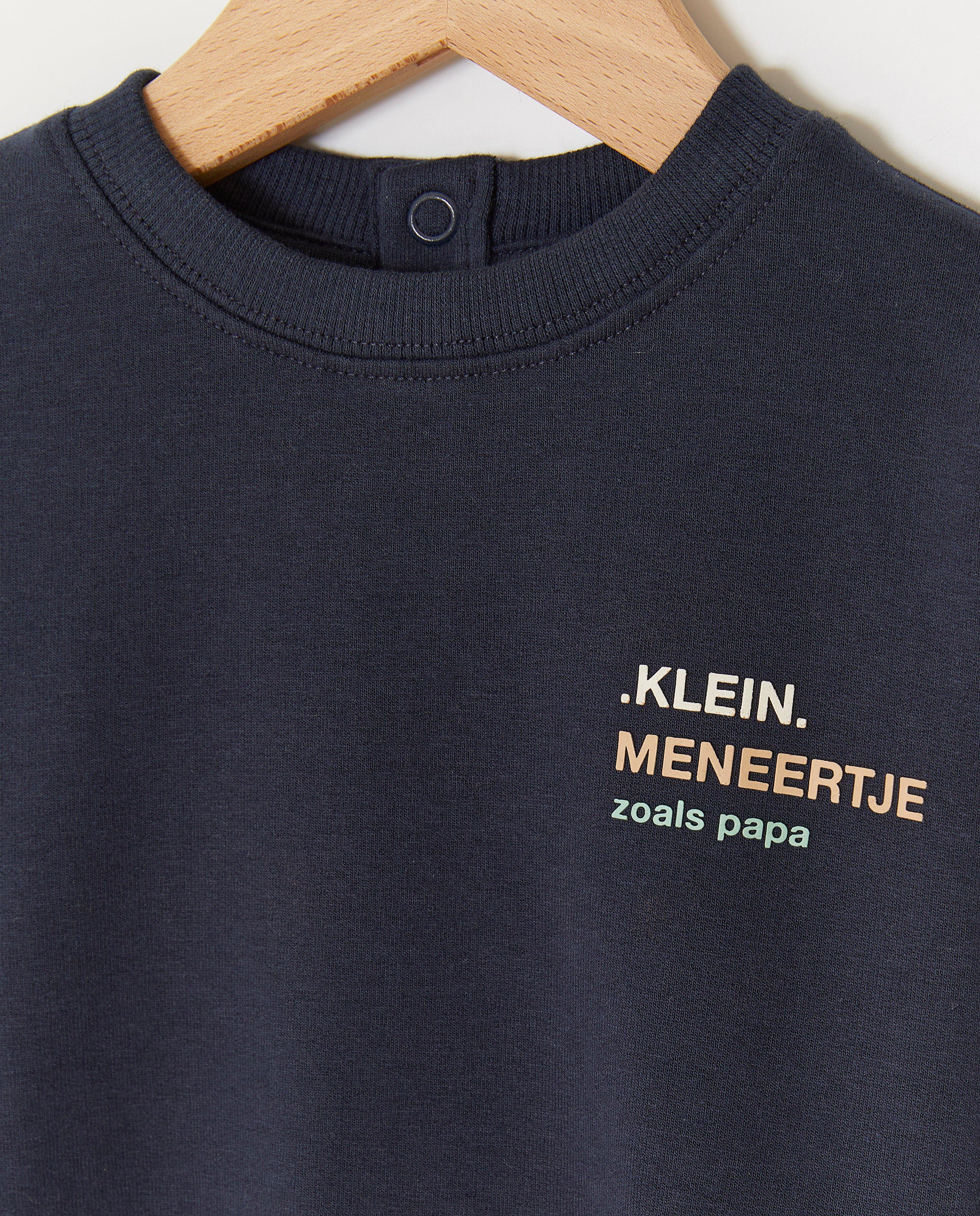 Sweaters - T-shirt met opschrift, Klein meneertje zoals papa