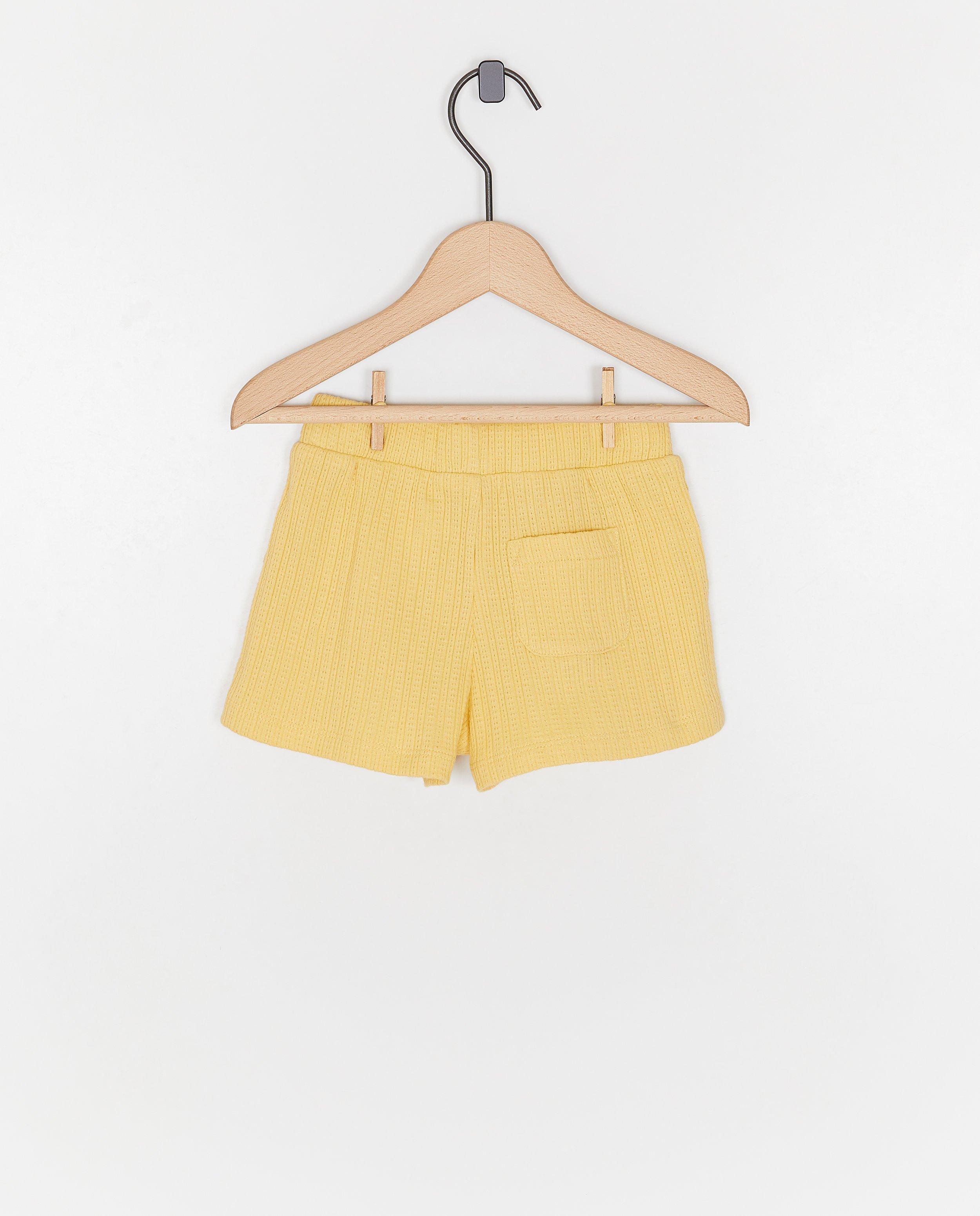 Shorten - Short met fijn ribpatroon