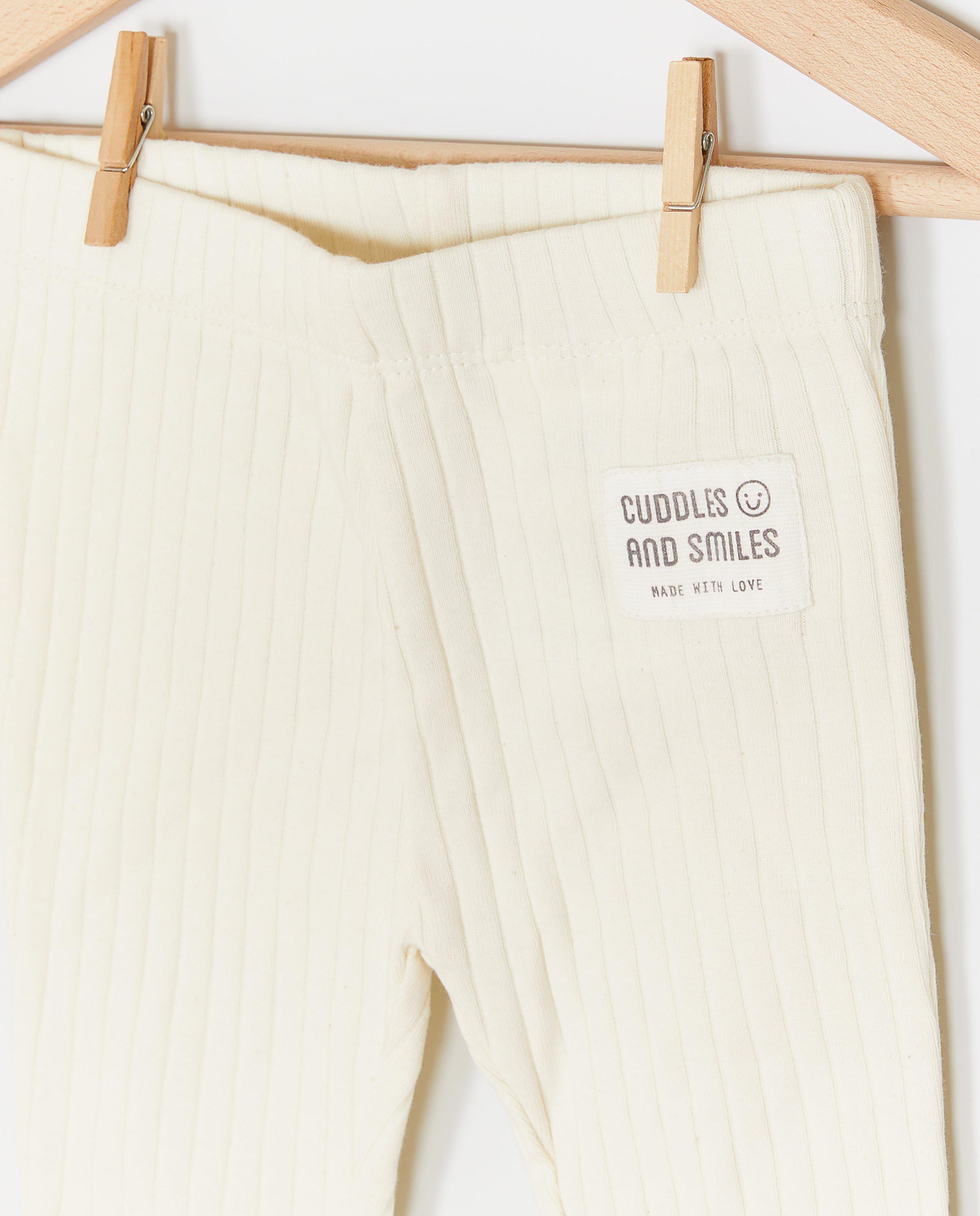 Leggings - Legging met fijne rib