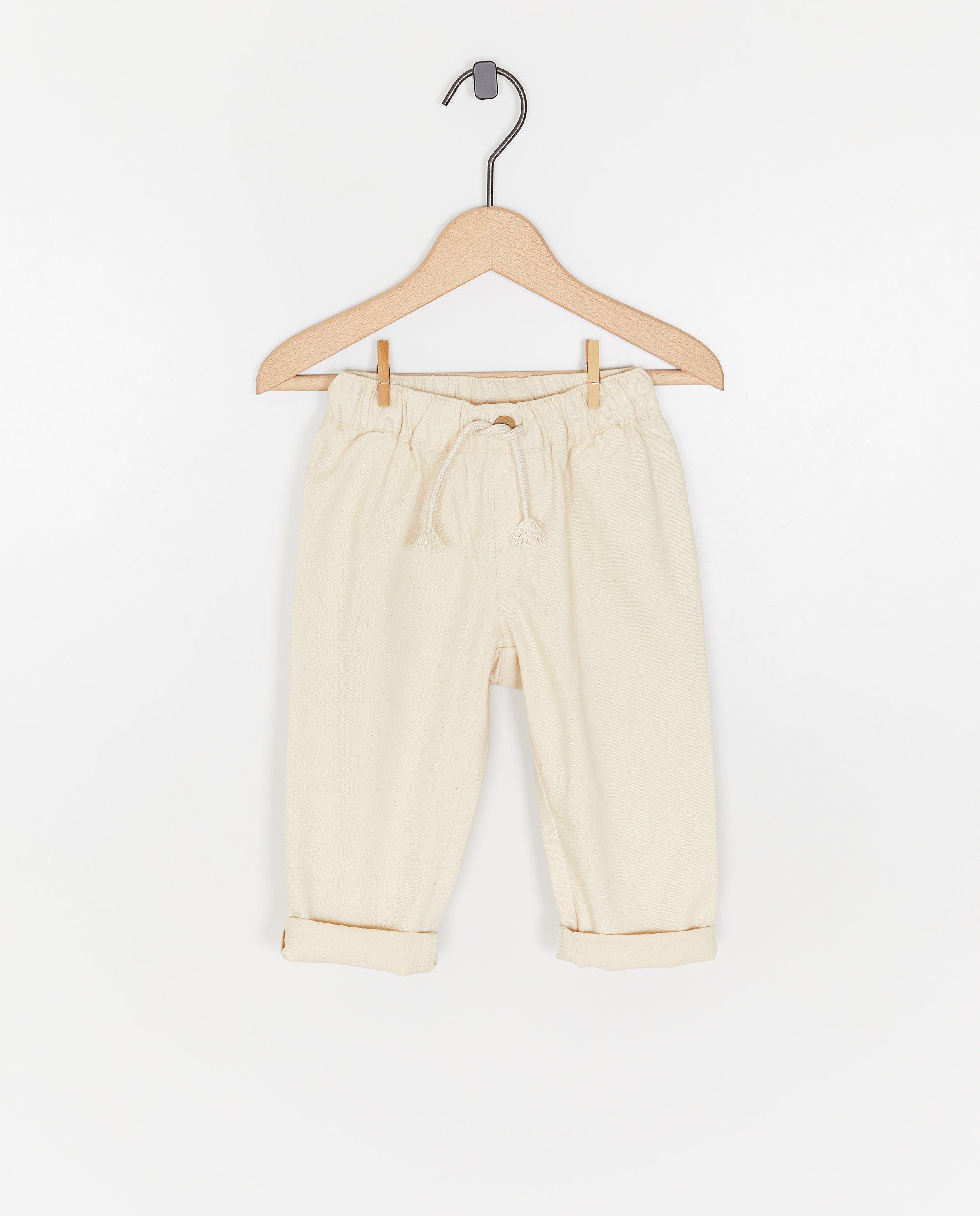 Broeken - Beige broek