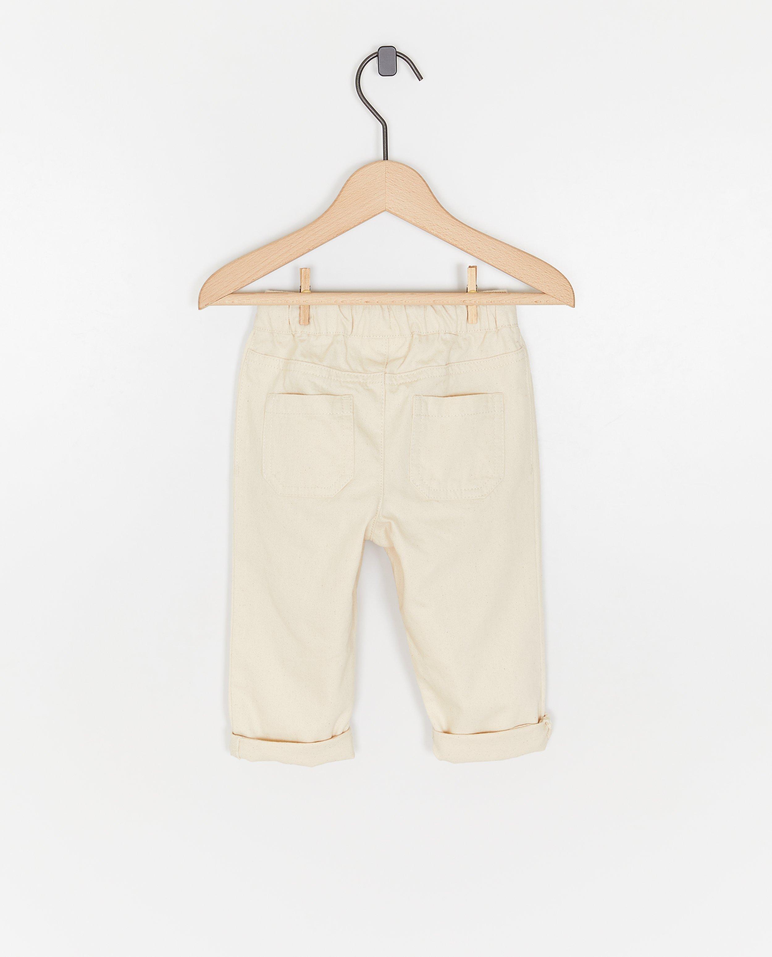 Broeken - Beige broek
