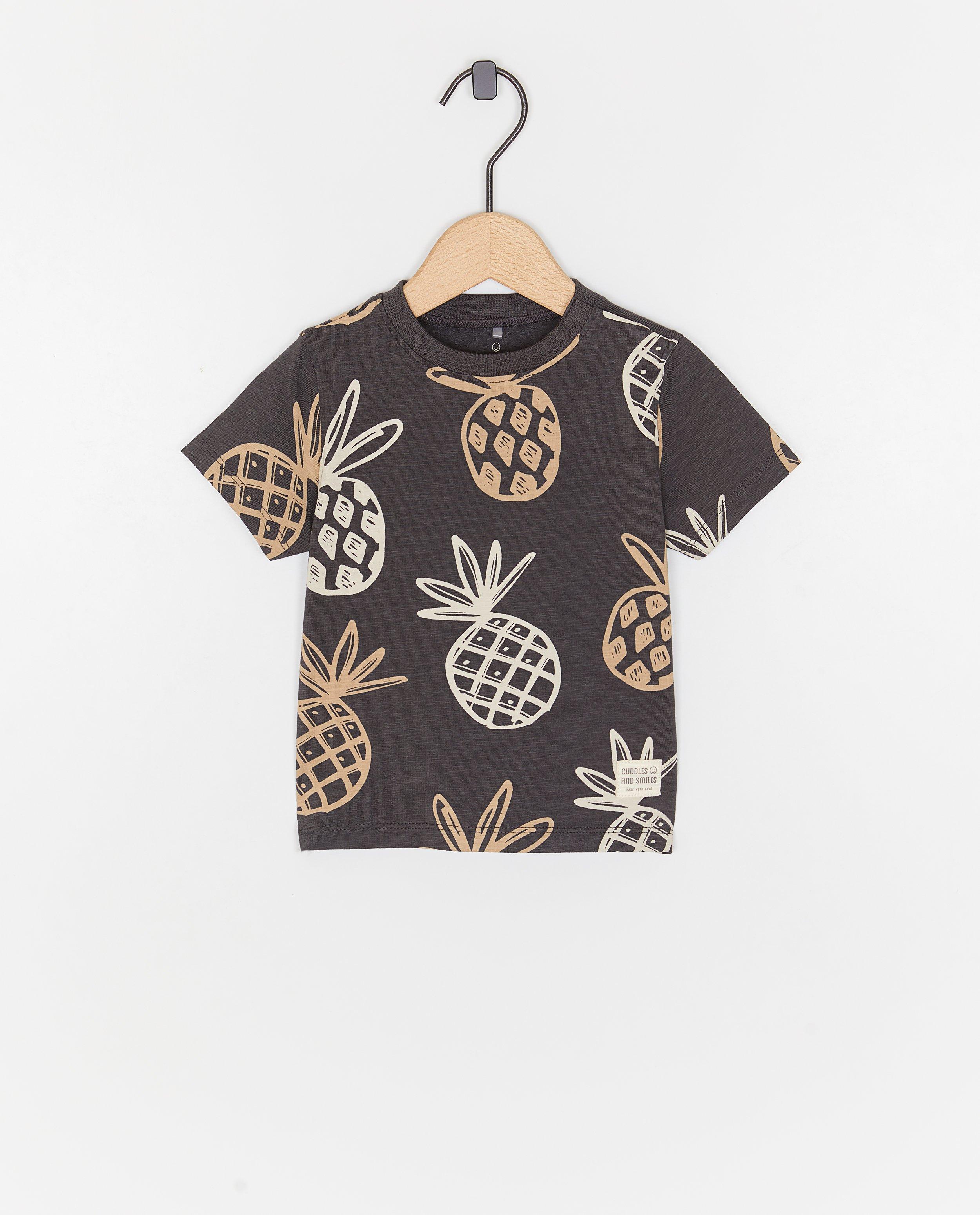 T-shirts - T-shirt avec imprimé ananas