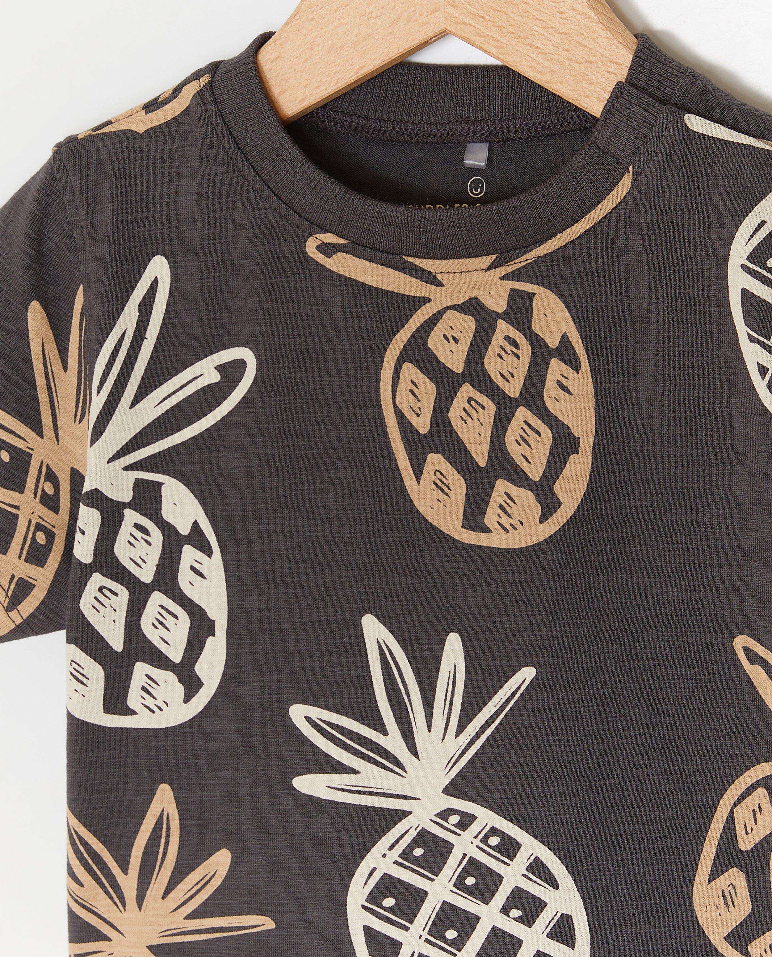 T-shirts - T-shirt met ananasprint