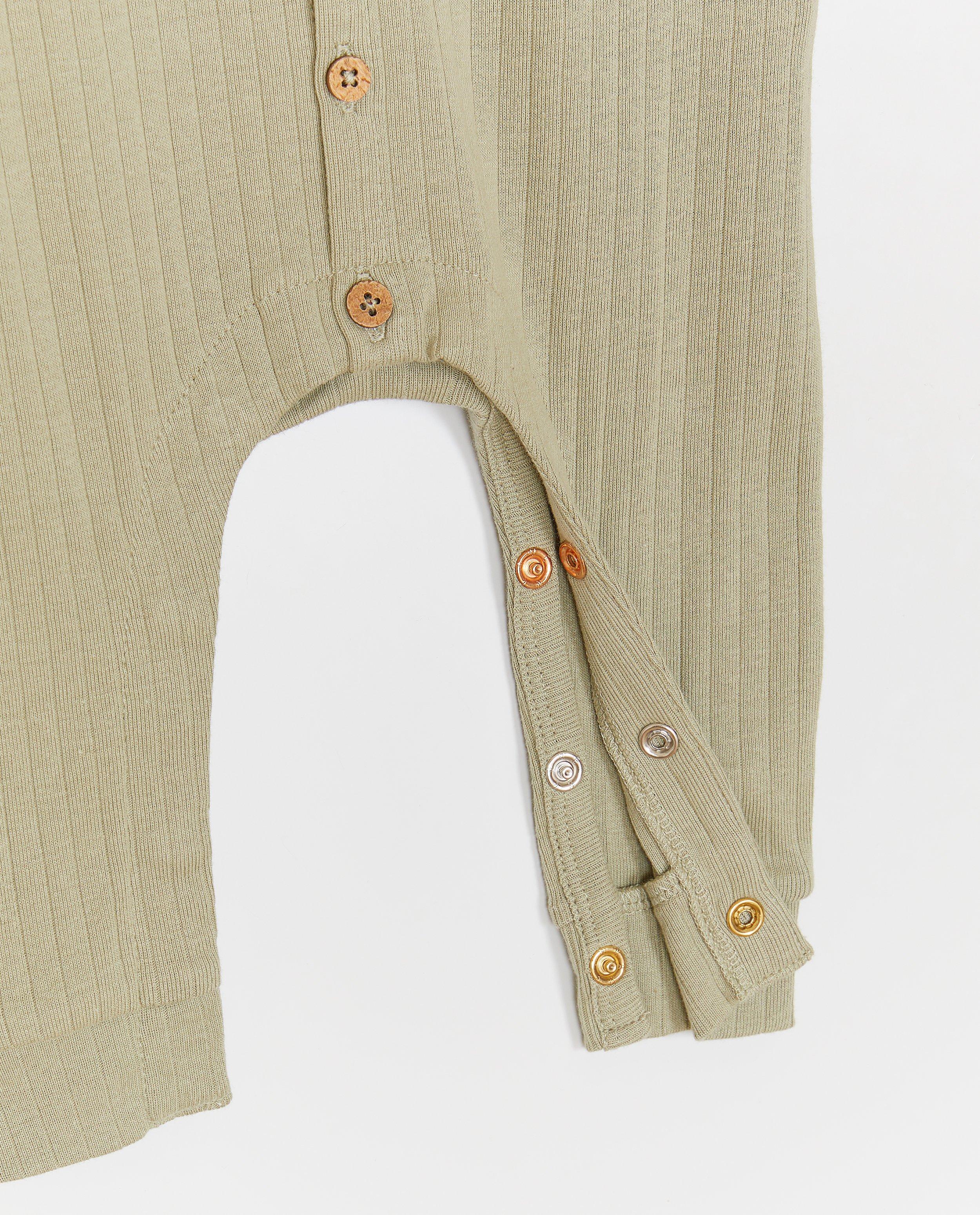 Grenouill&egrave;re &agrave; motif &agrave; fines c&ocirc;tes - D&eacute;tails du produit - vert clair - image num&eacute;ro 4