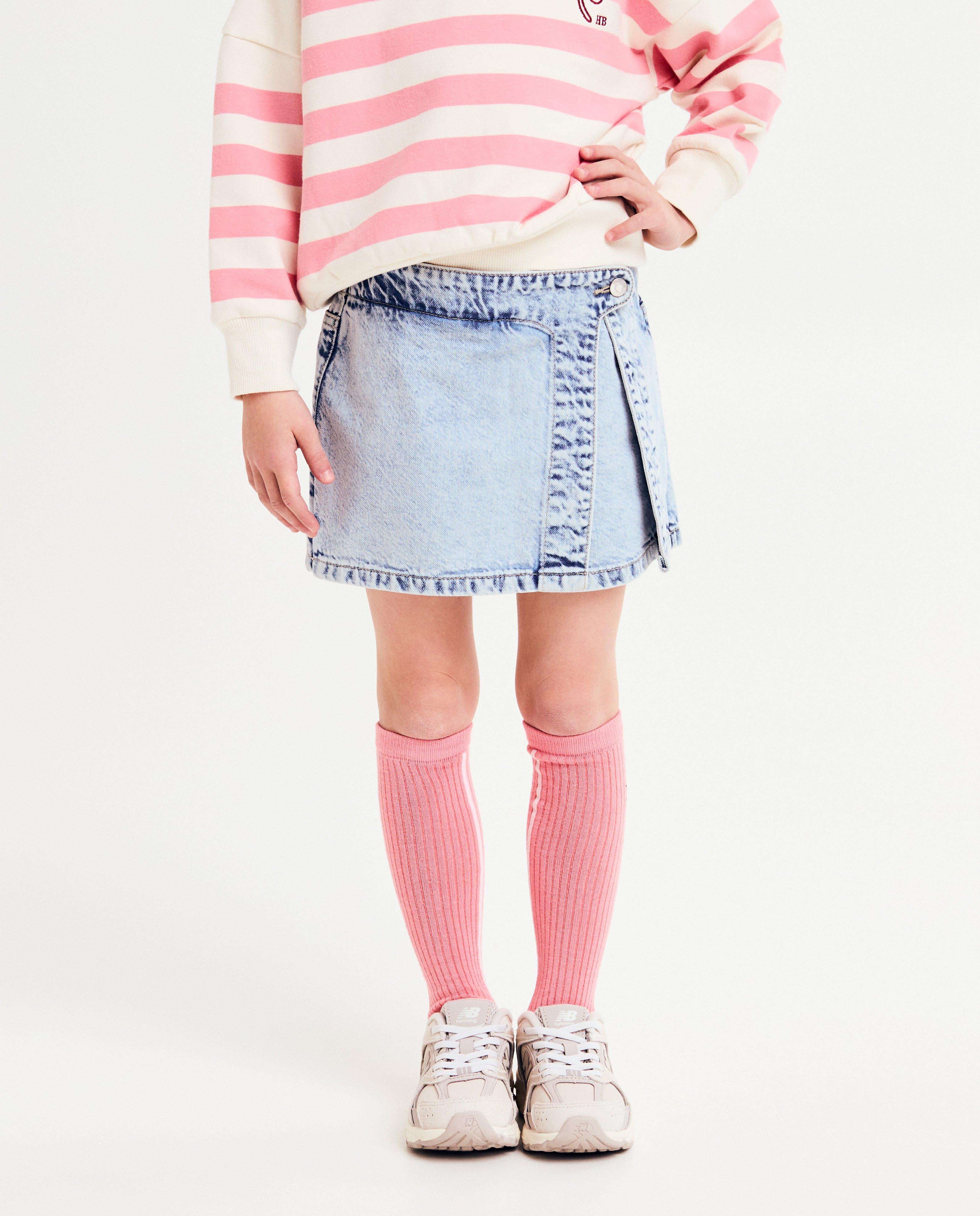 Shorten - Lichtblauwe jeansskort