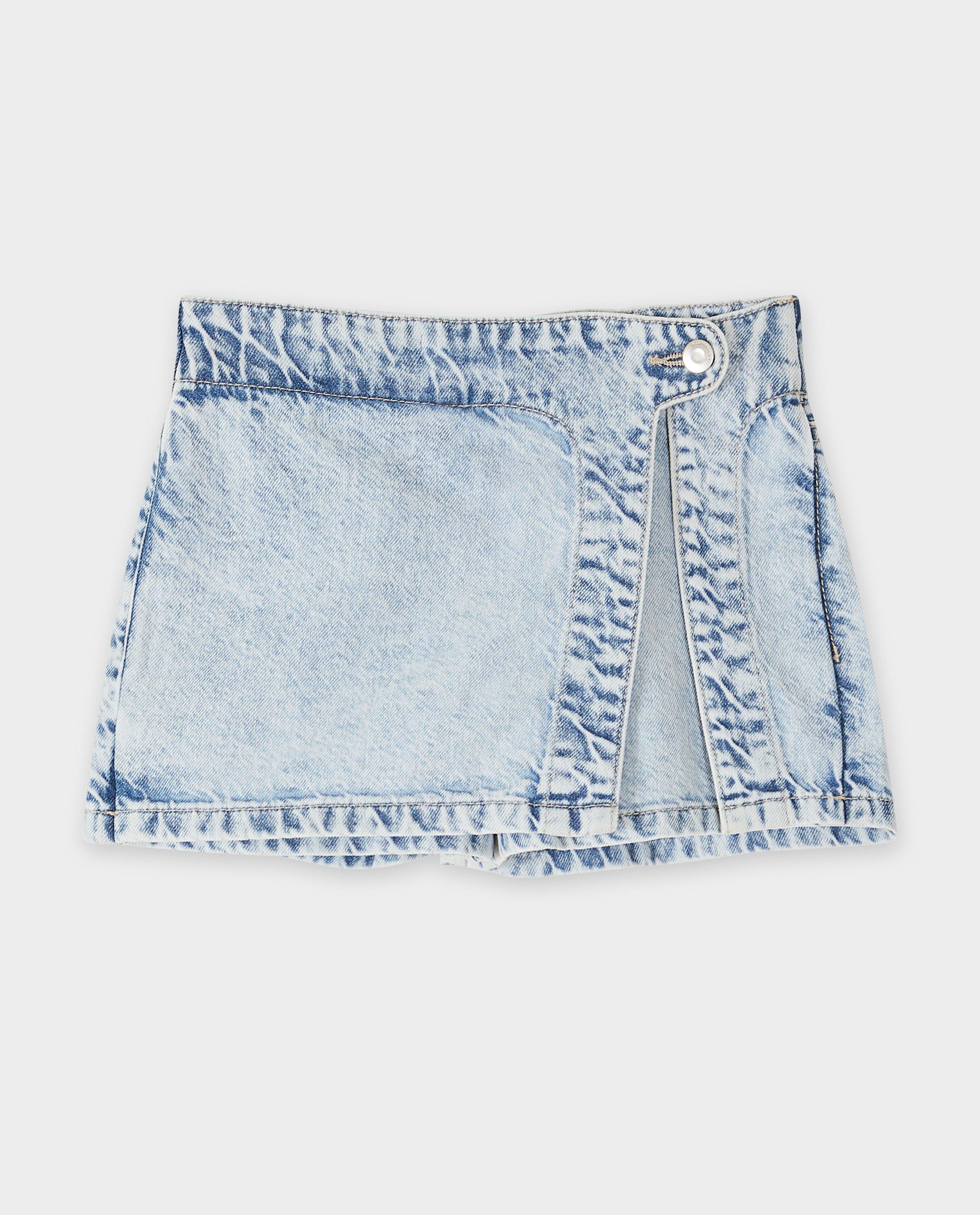 Shorten - Lichtblauwe jeansskort