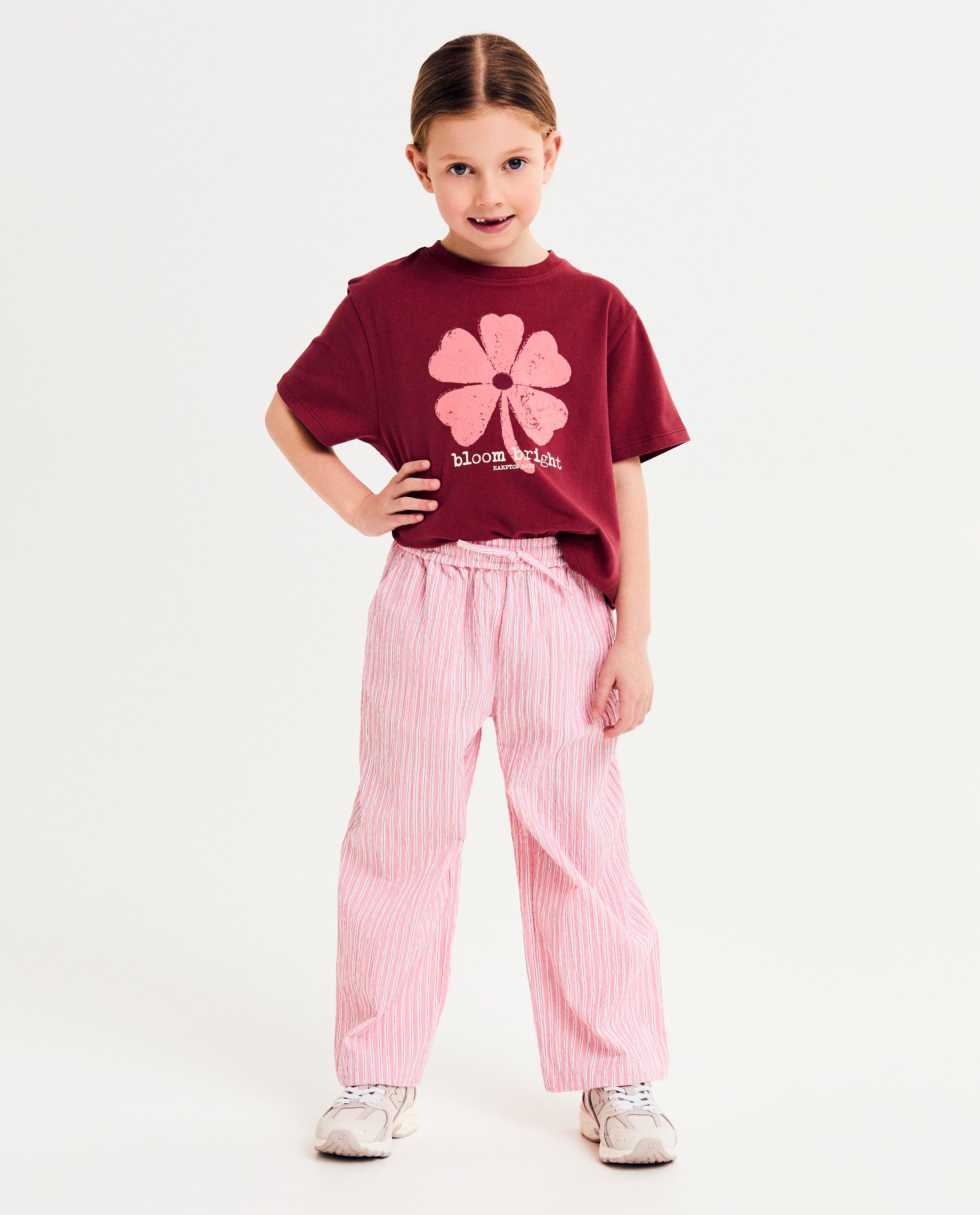 Pantalon à rayures, straight fit