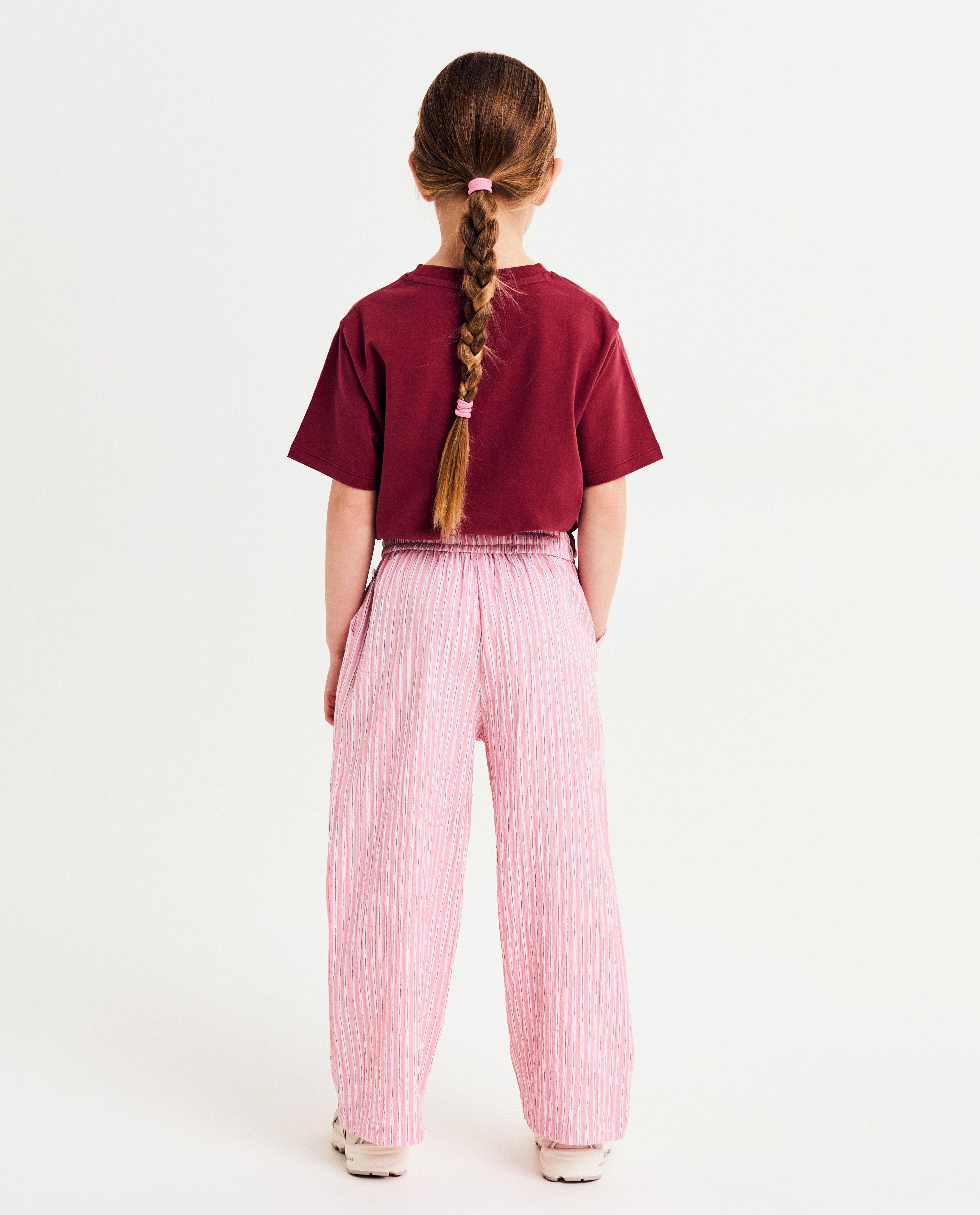 Broeken - Broek met strepen, straight fit