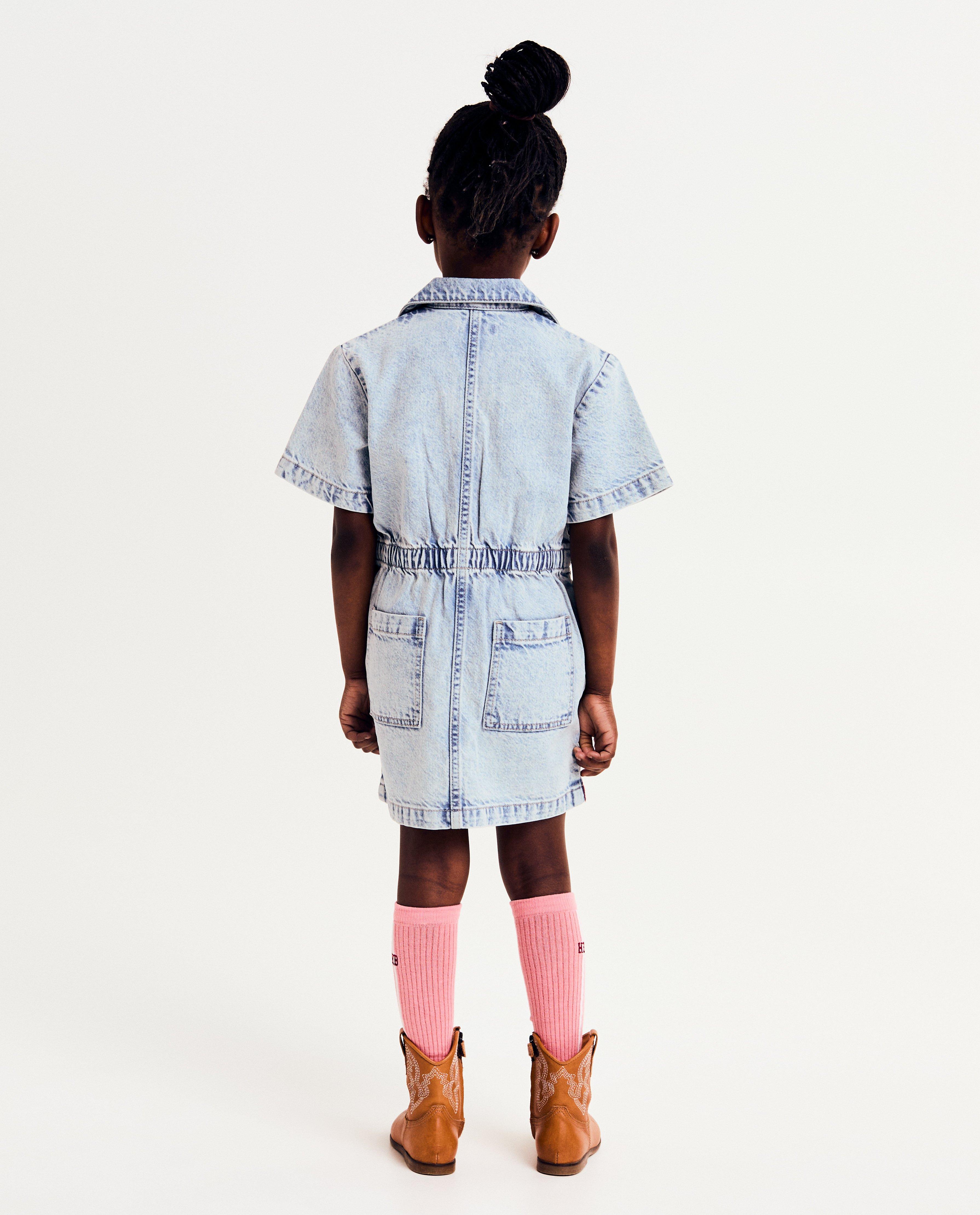 Robes - Robe bleu clair en jeans
