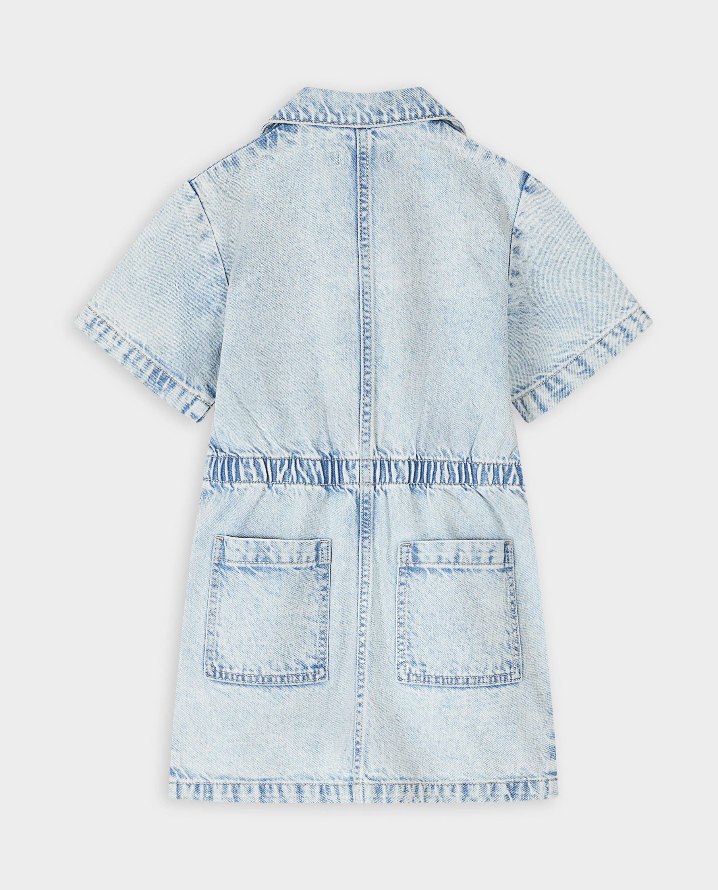 Robes - Robe bleu clair en jeans