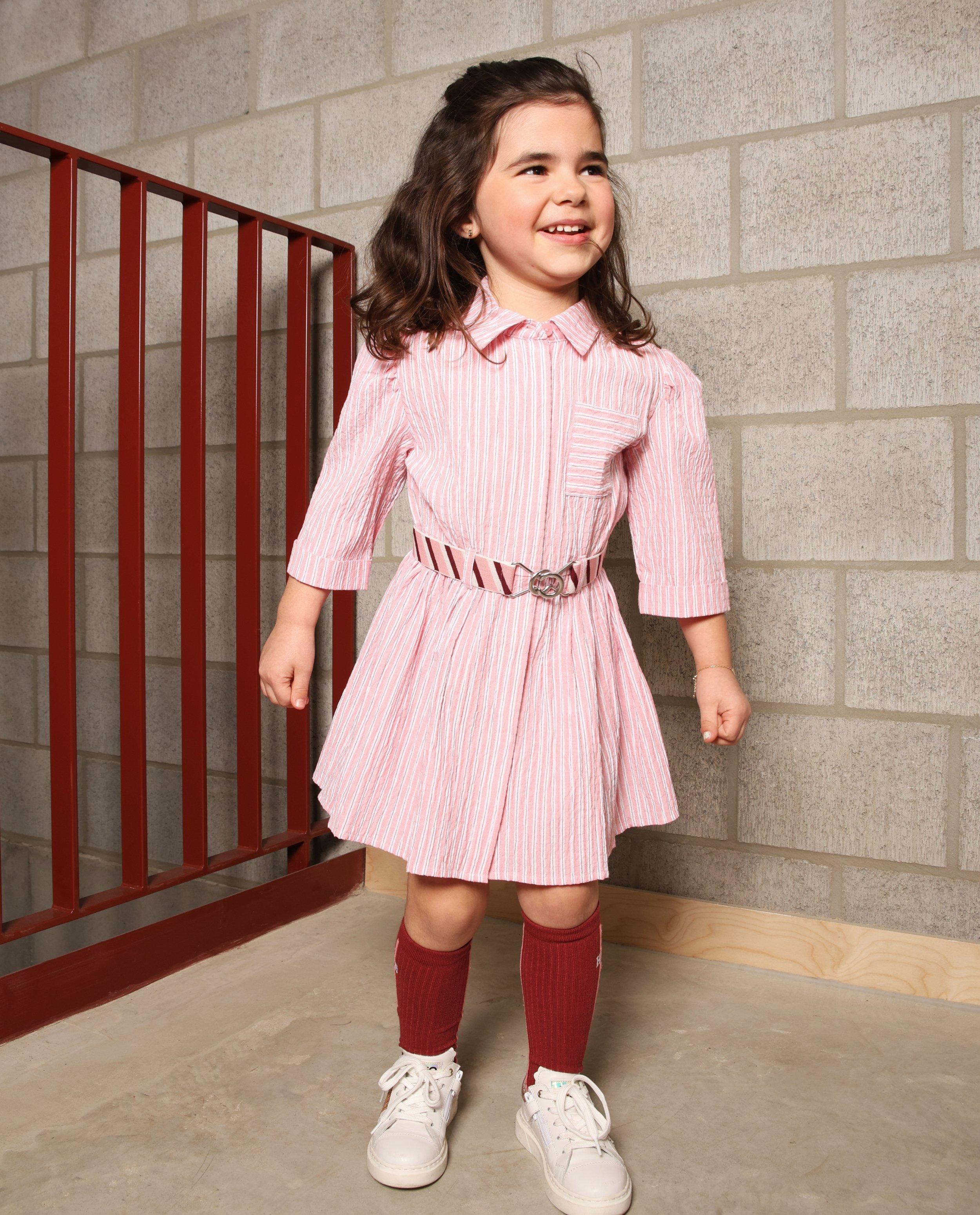 Robe structurée à rayures