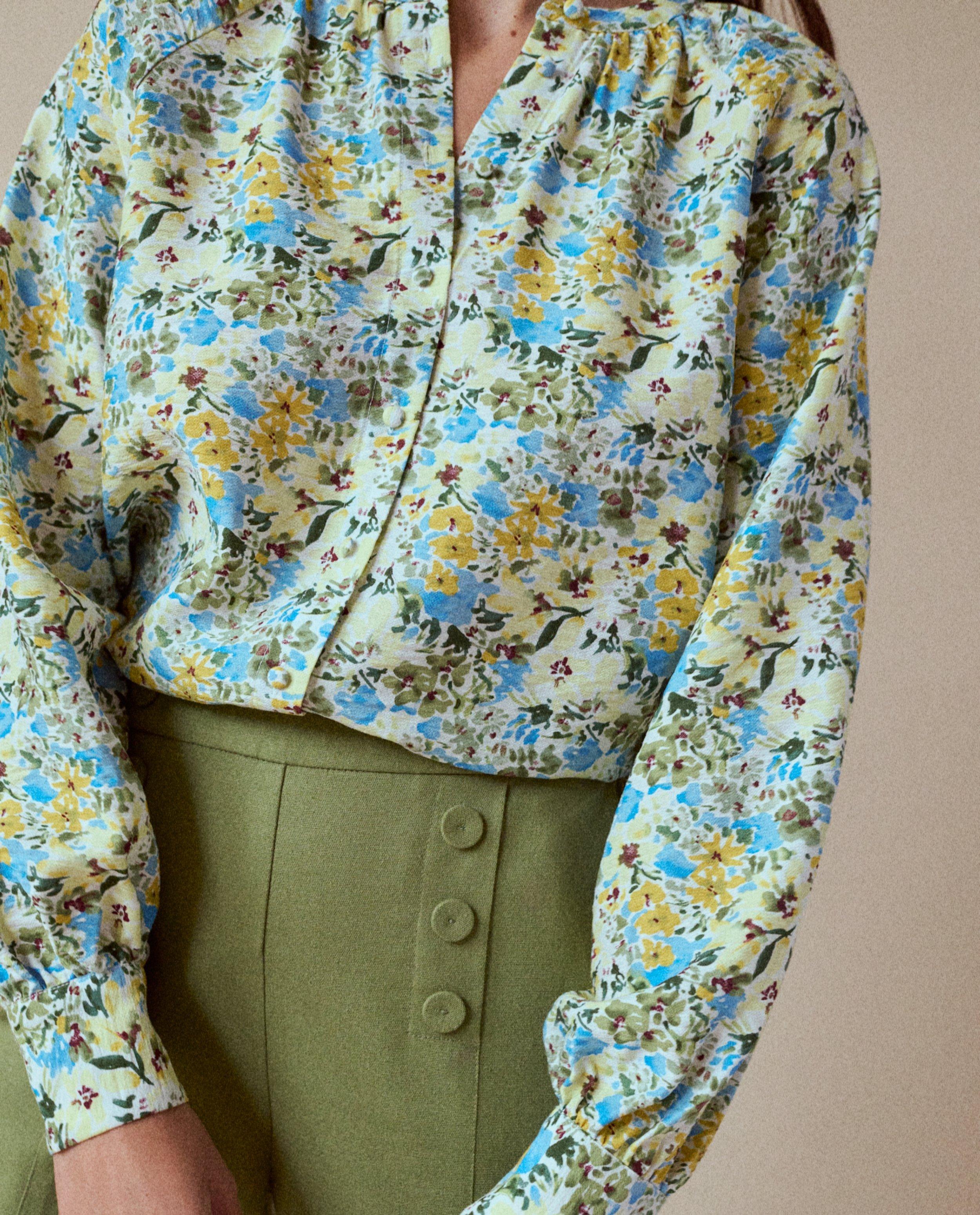 Hemden - Blouse met bloemenprint