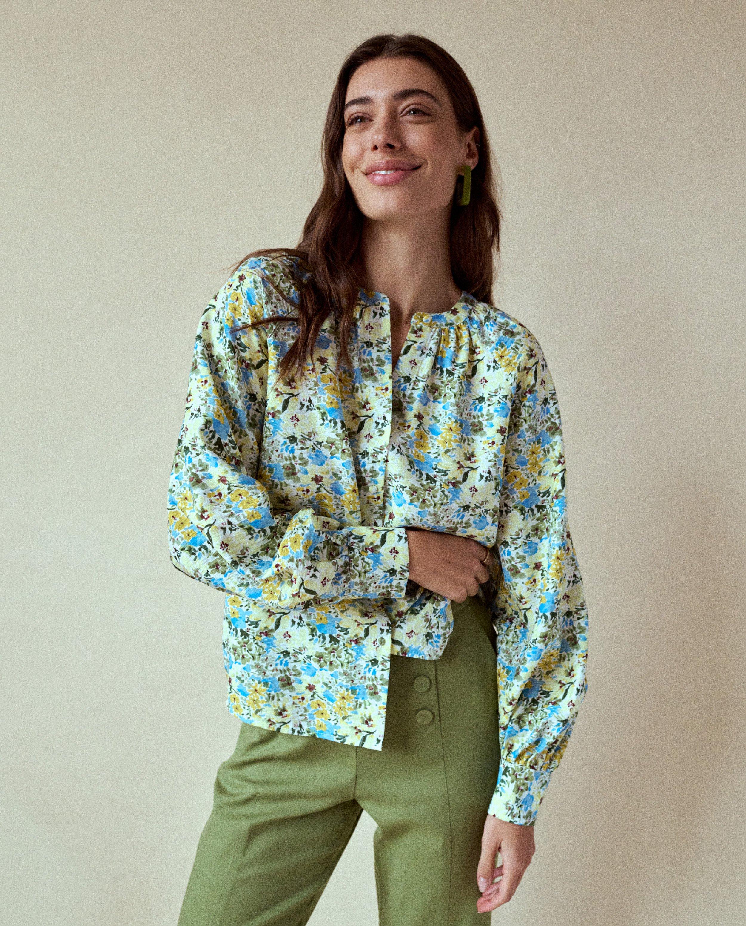 Hemden - Blouse met bloemenprint