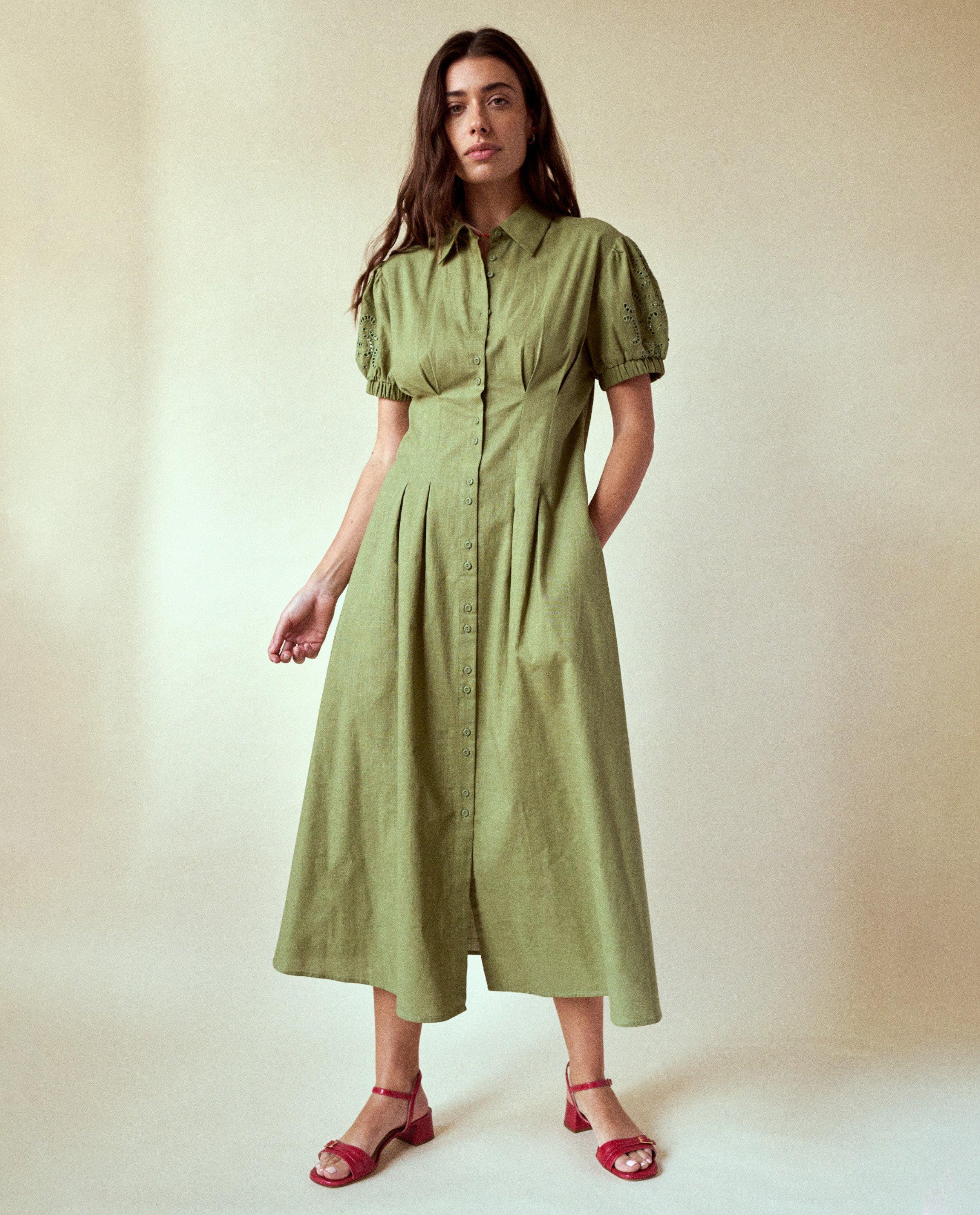 Jurk met broderie anglaise - null - Thelma & Louise