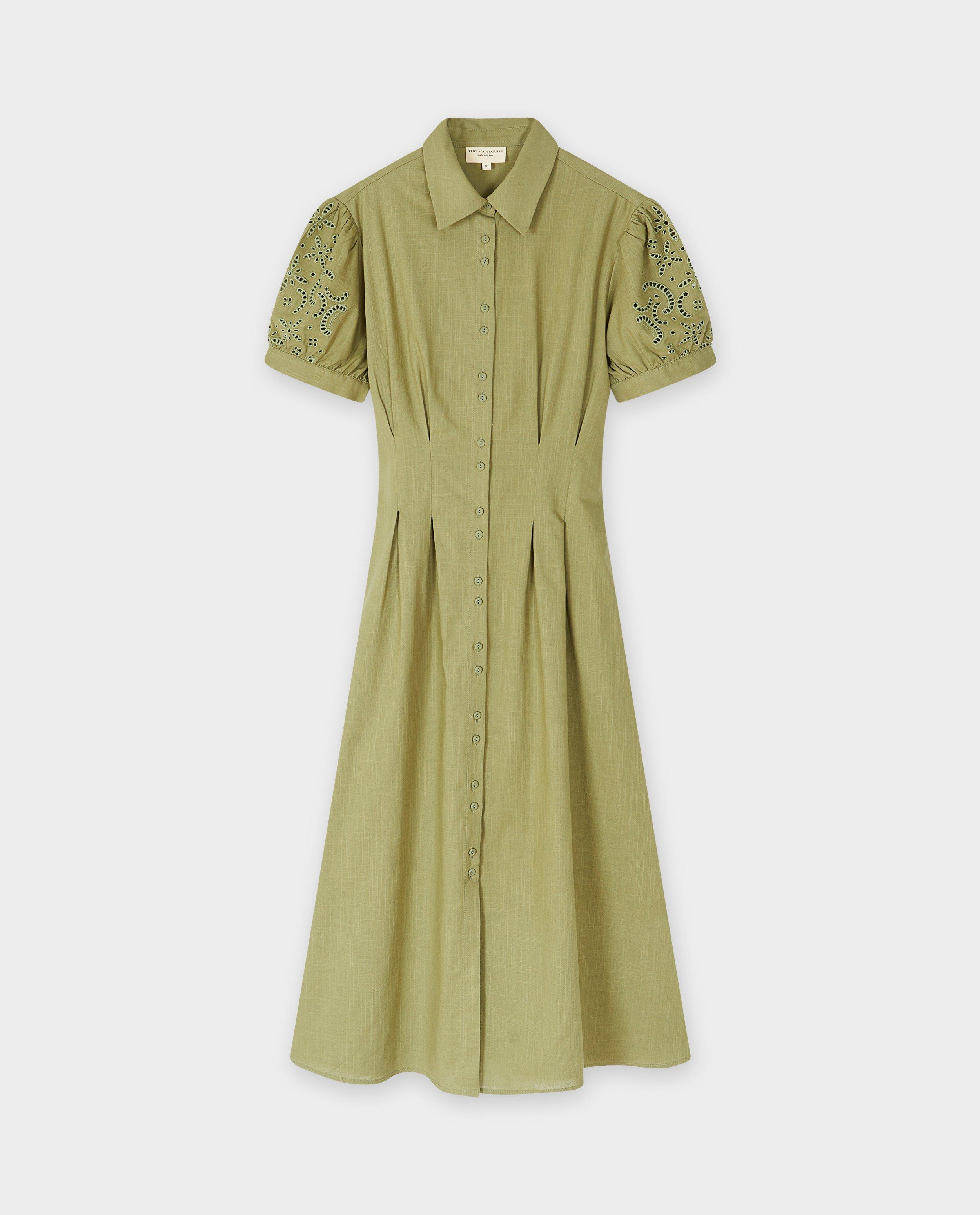 Kleedjes - Jurk met broderie anglaise