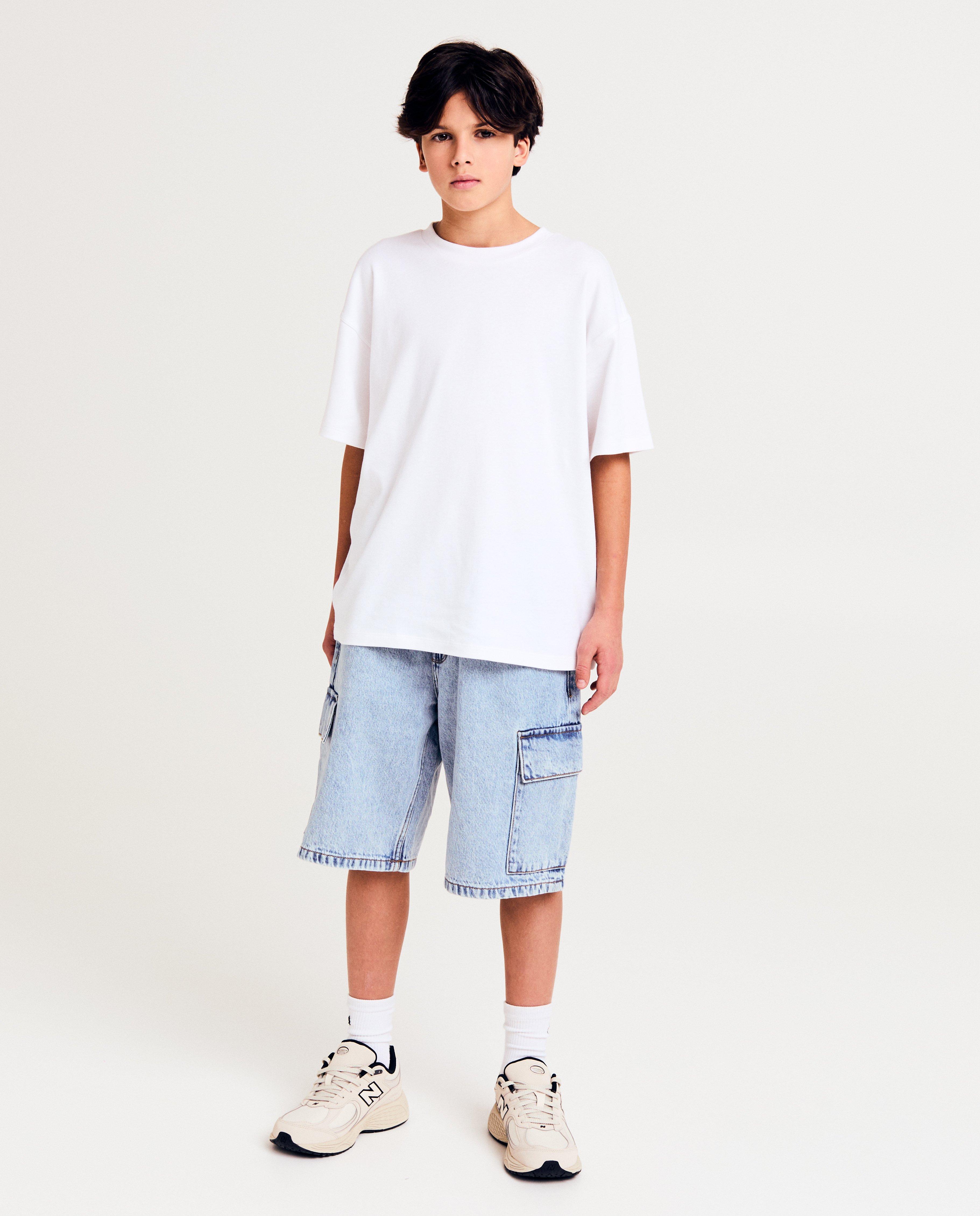 Blauwe jeansshort - null - Fish & Chips
