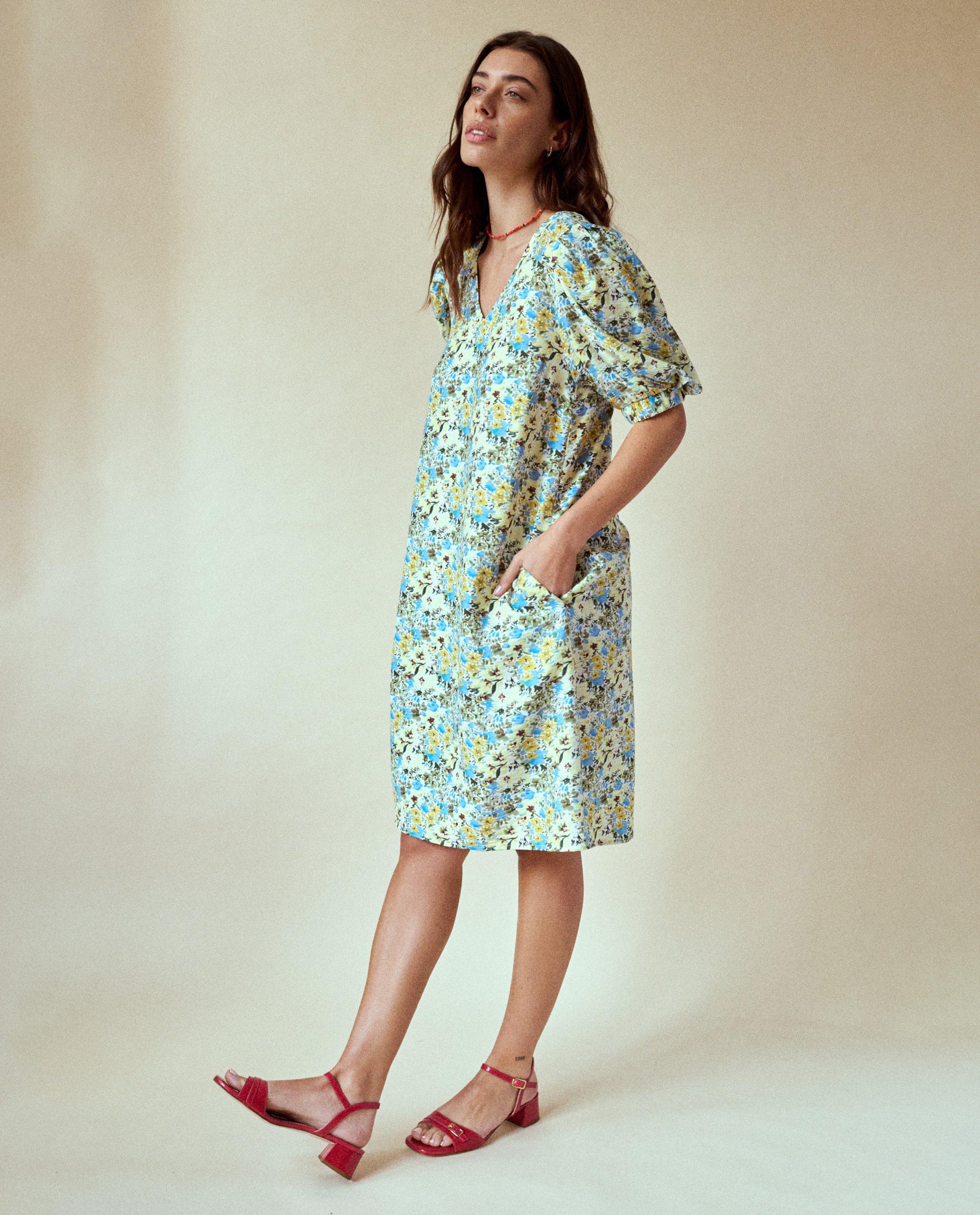 Kleedjes - Jurk met bloemenprint