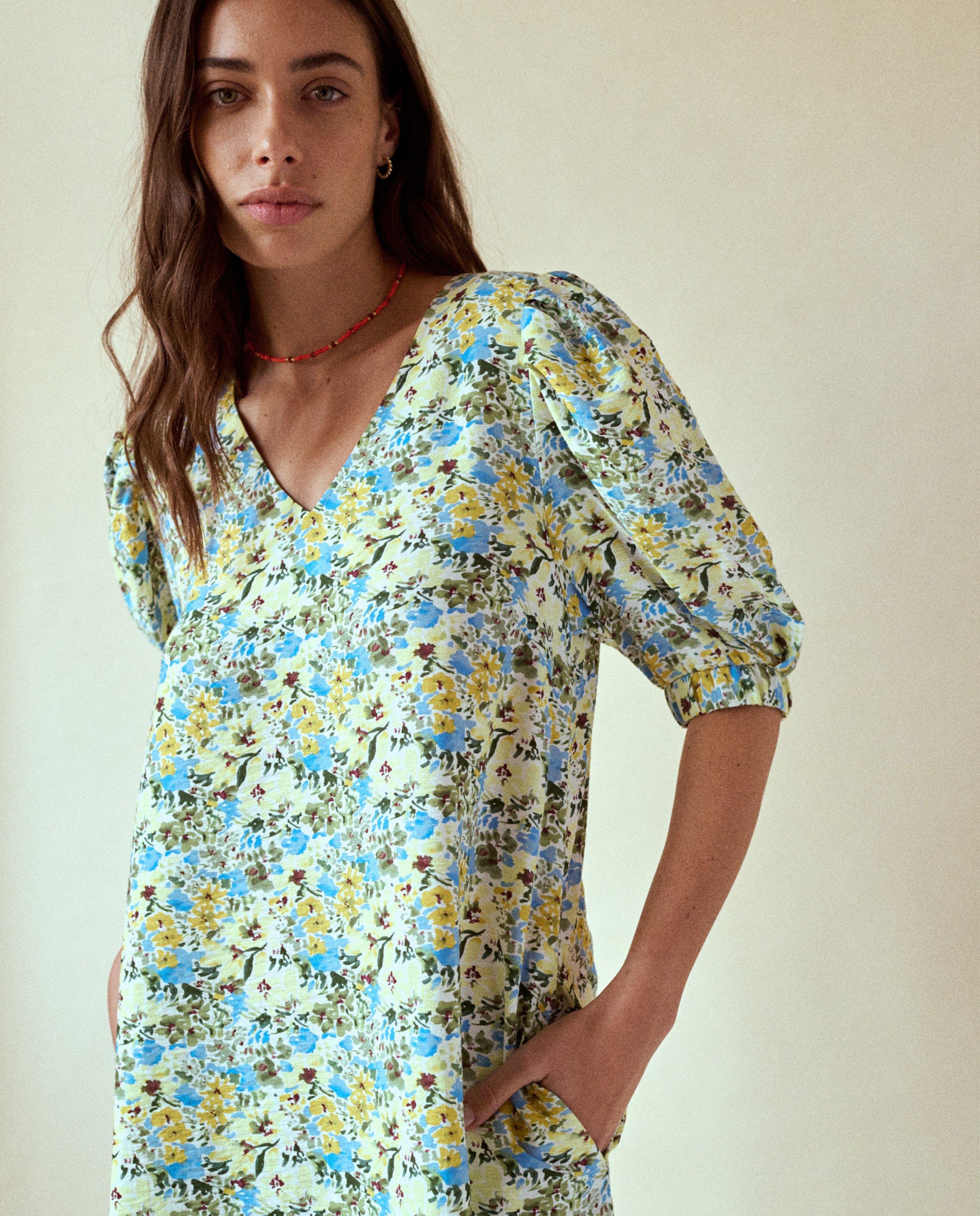 Kleedjes - Jurk met bloemenprint
