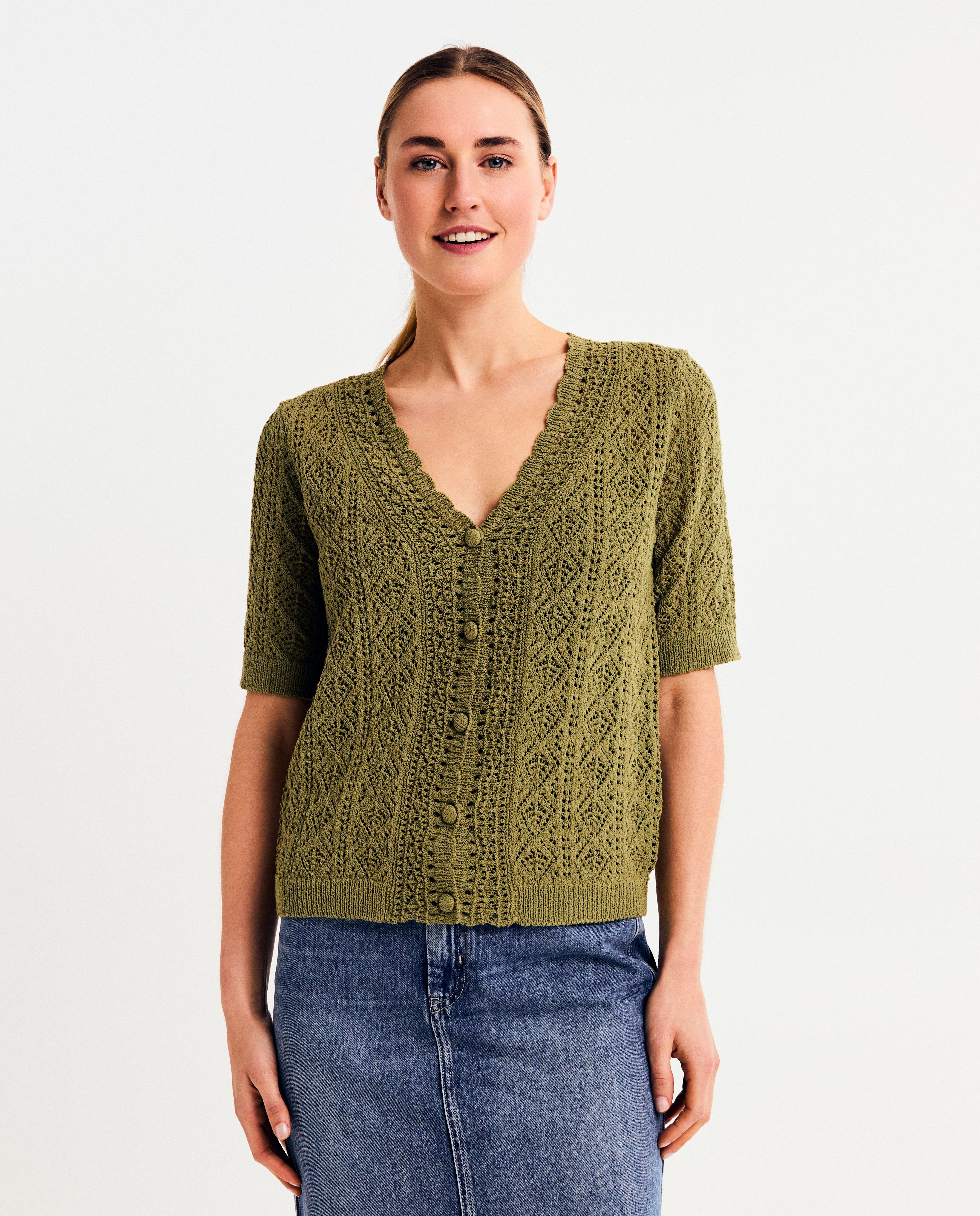 Cardigan - Gehaakte cardigan