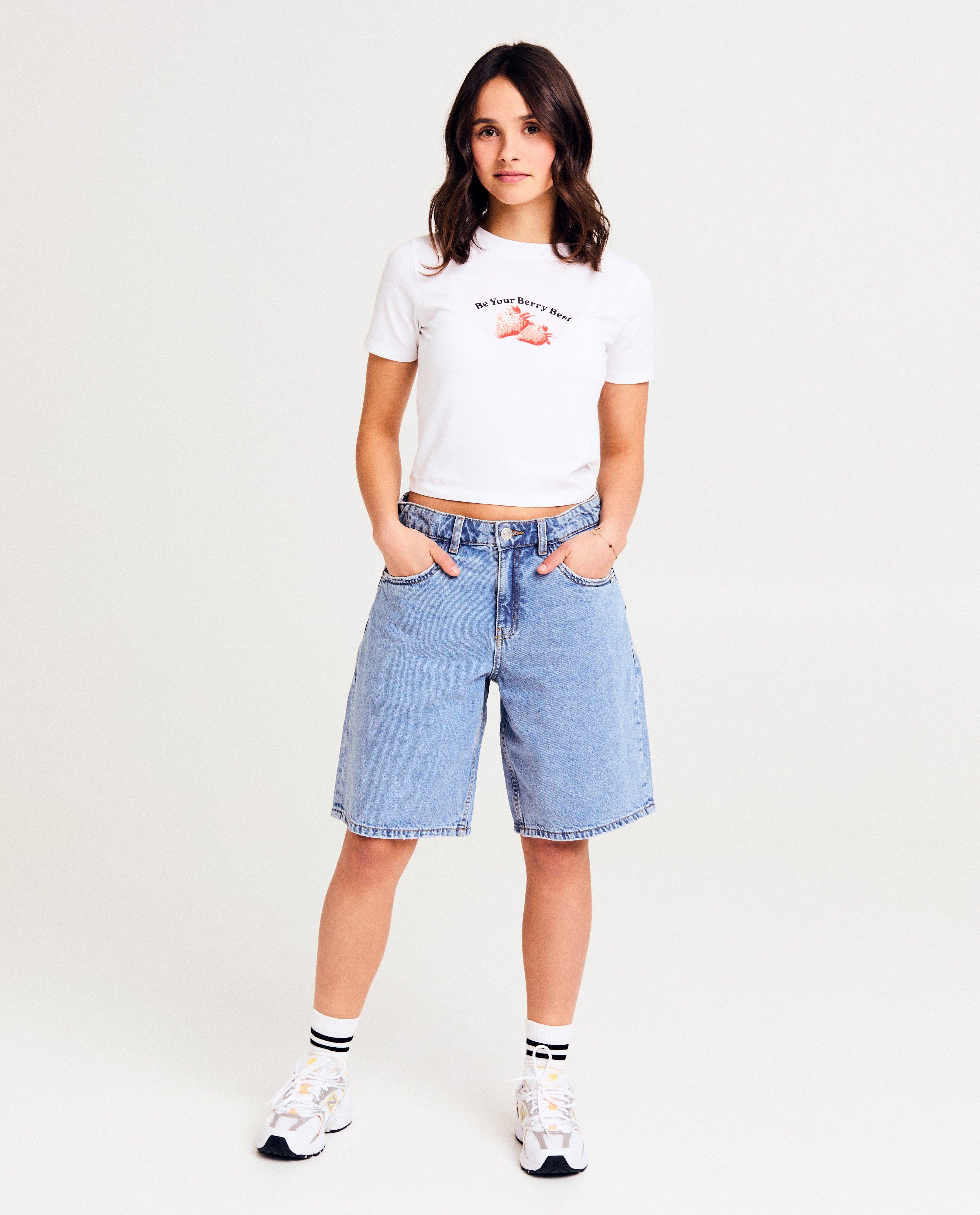 T-shirts - T-shirt met aardbeienprint