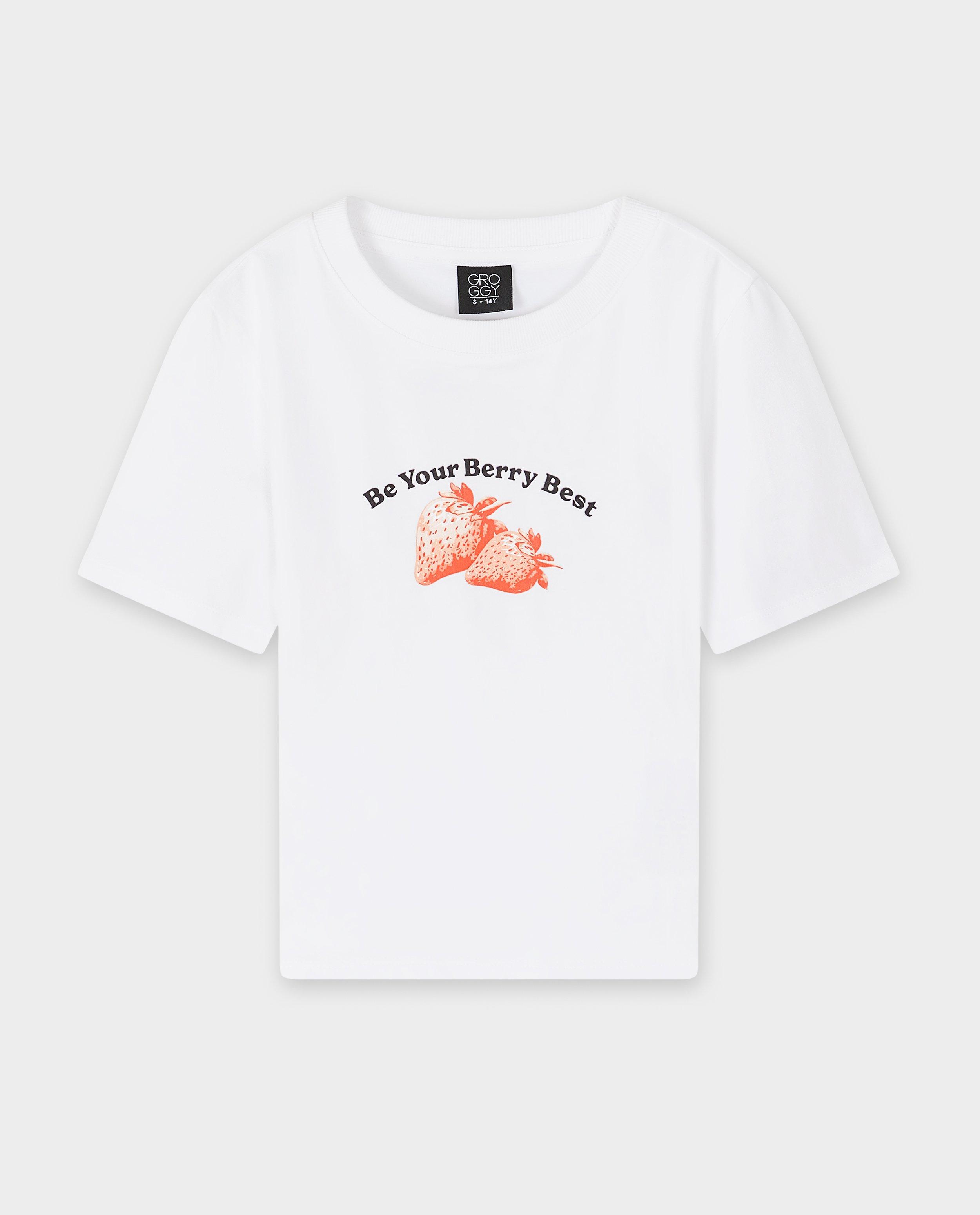 T-shirts - T-shirt met aardbeienprint