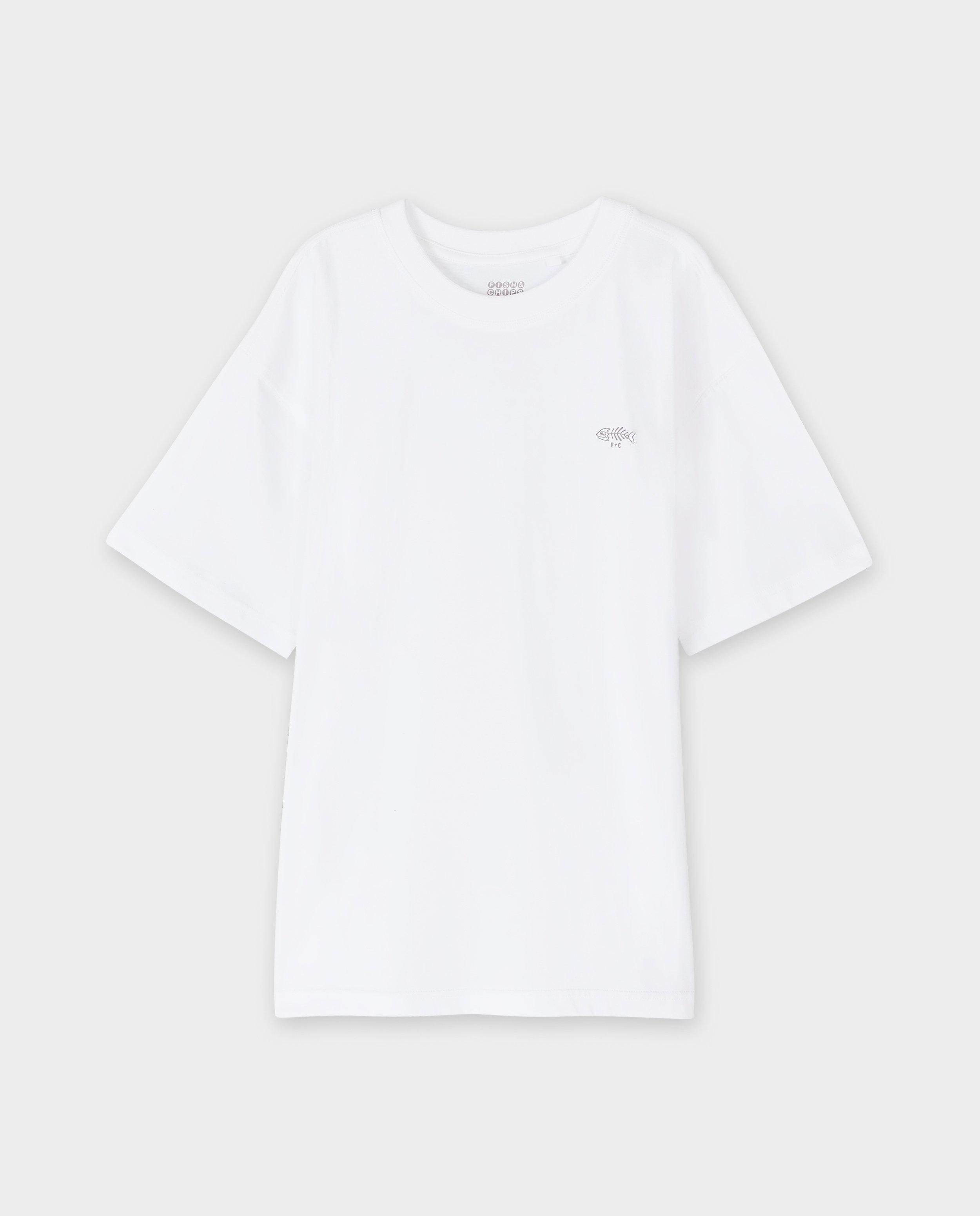 T-shirts - T-shirt met kleine print vis
