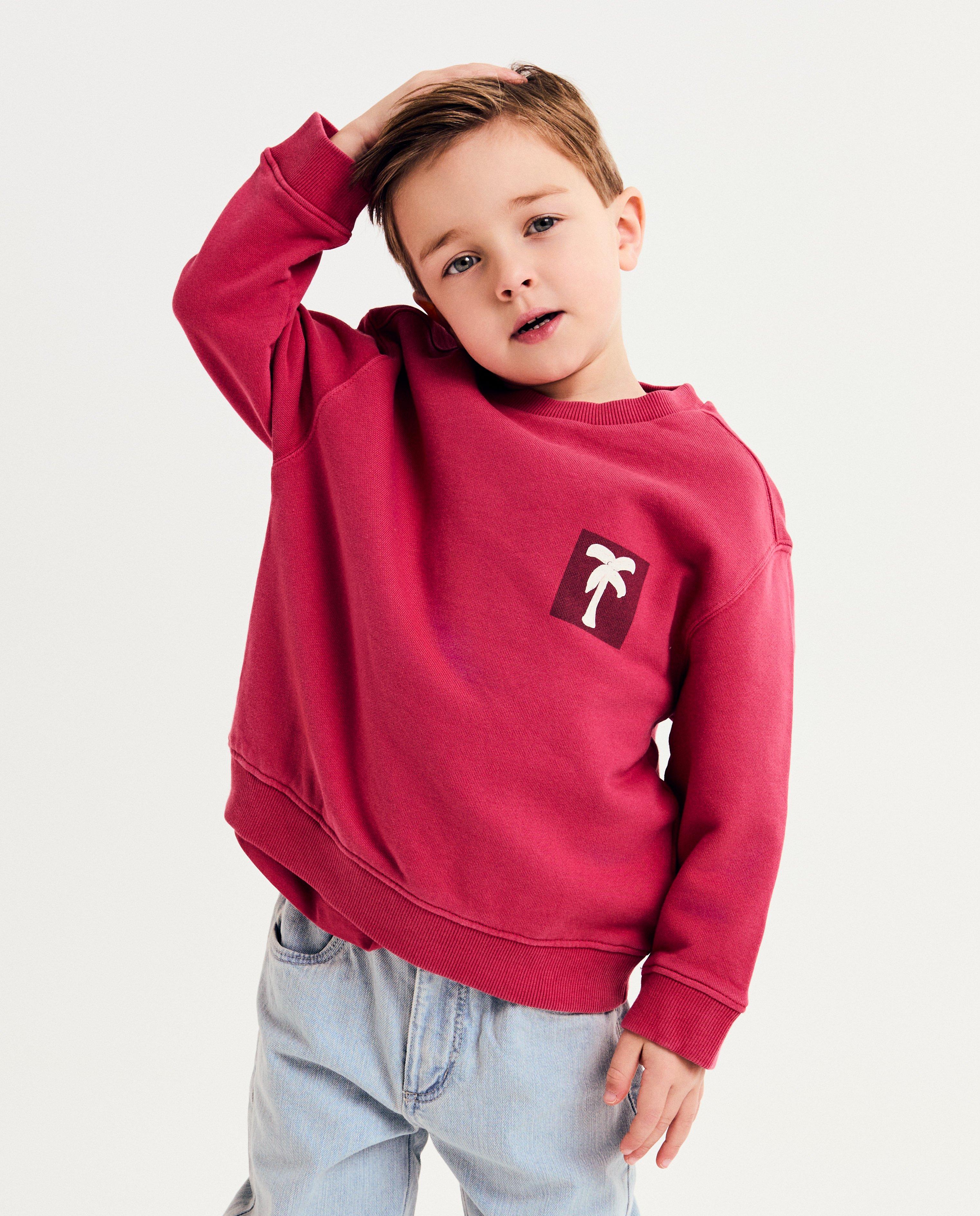 Sweater met verwassen look, loose fit - null - Kidz Nation