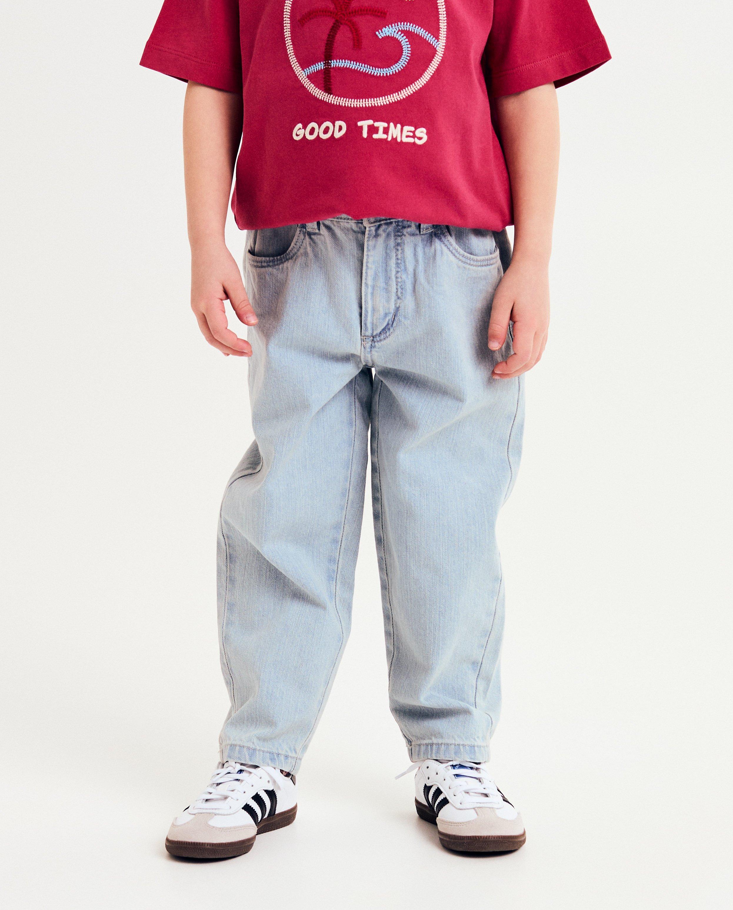Jeans - Lichtblauwe jeans, baggy fit