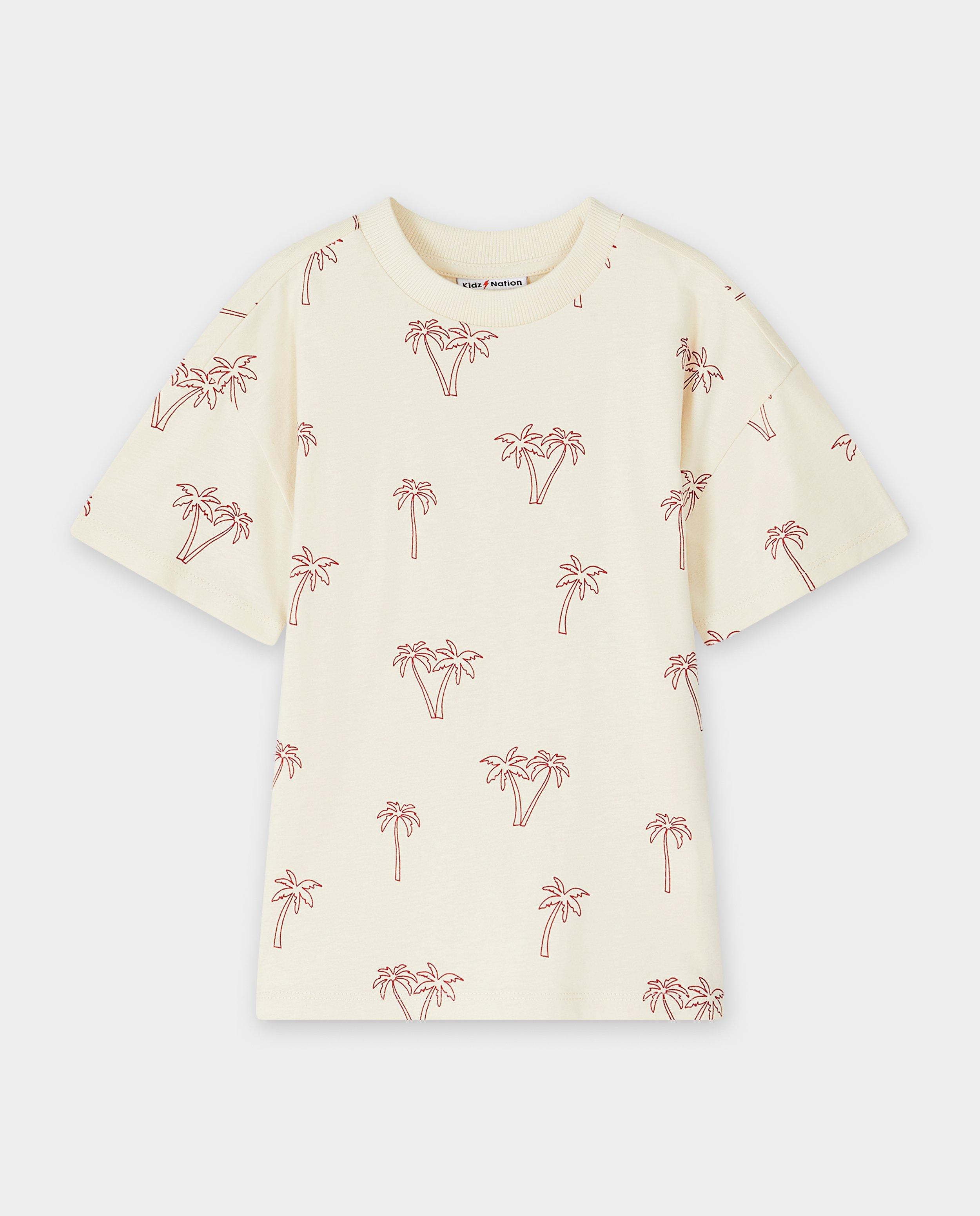 T-shirts - T-shirt à imprimé à palmiers