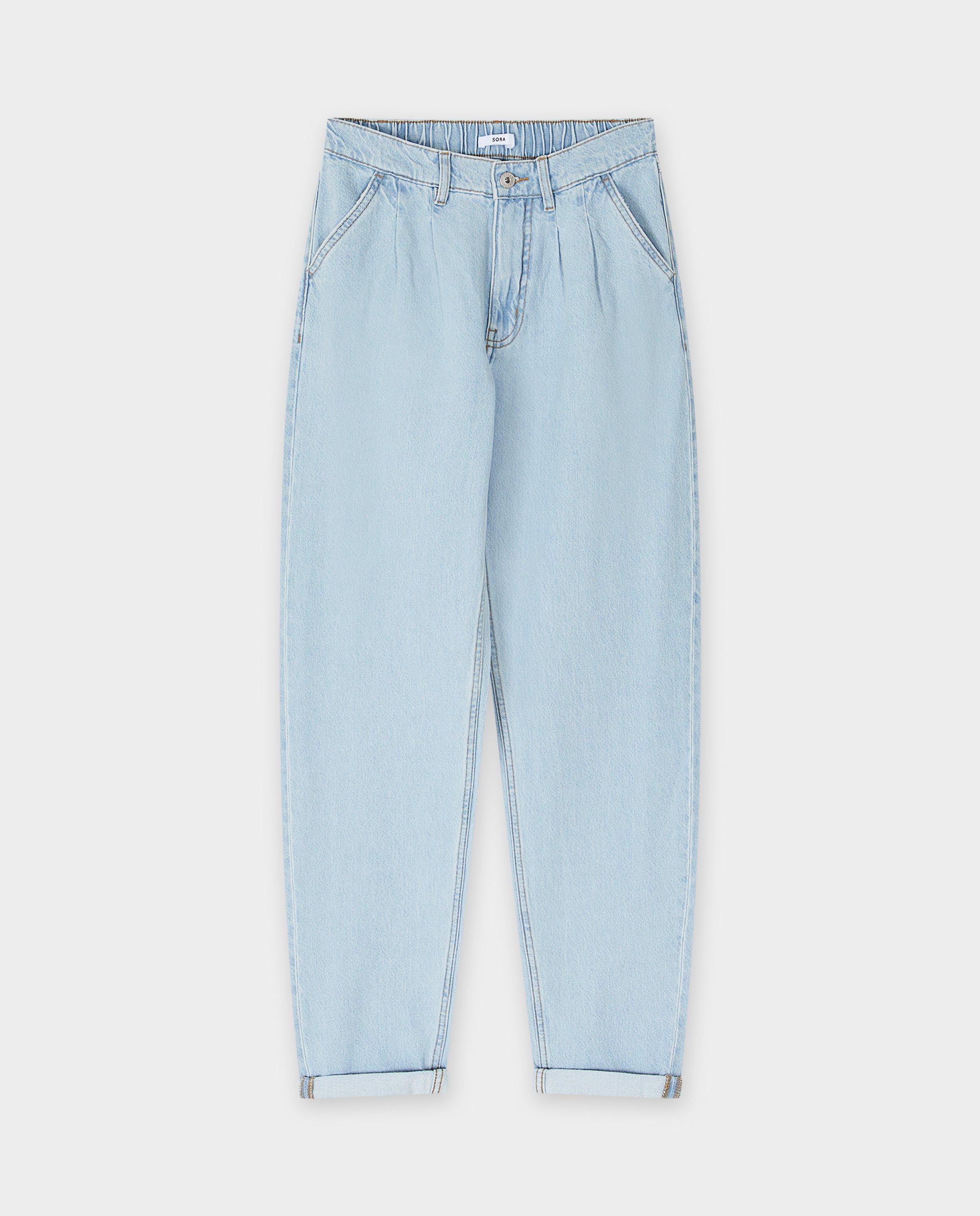 Jeans - Lichtblauwe jeansbroek, baggy fit