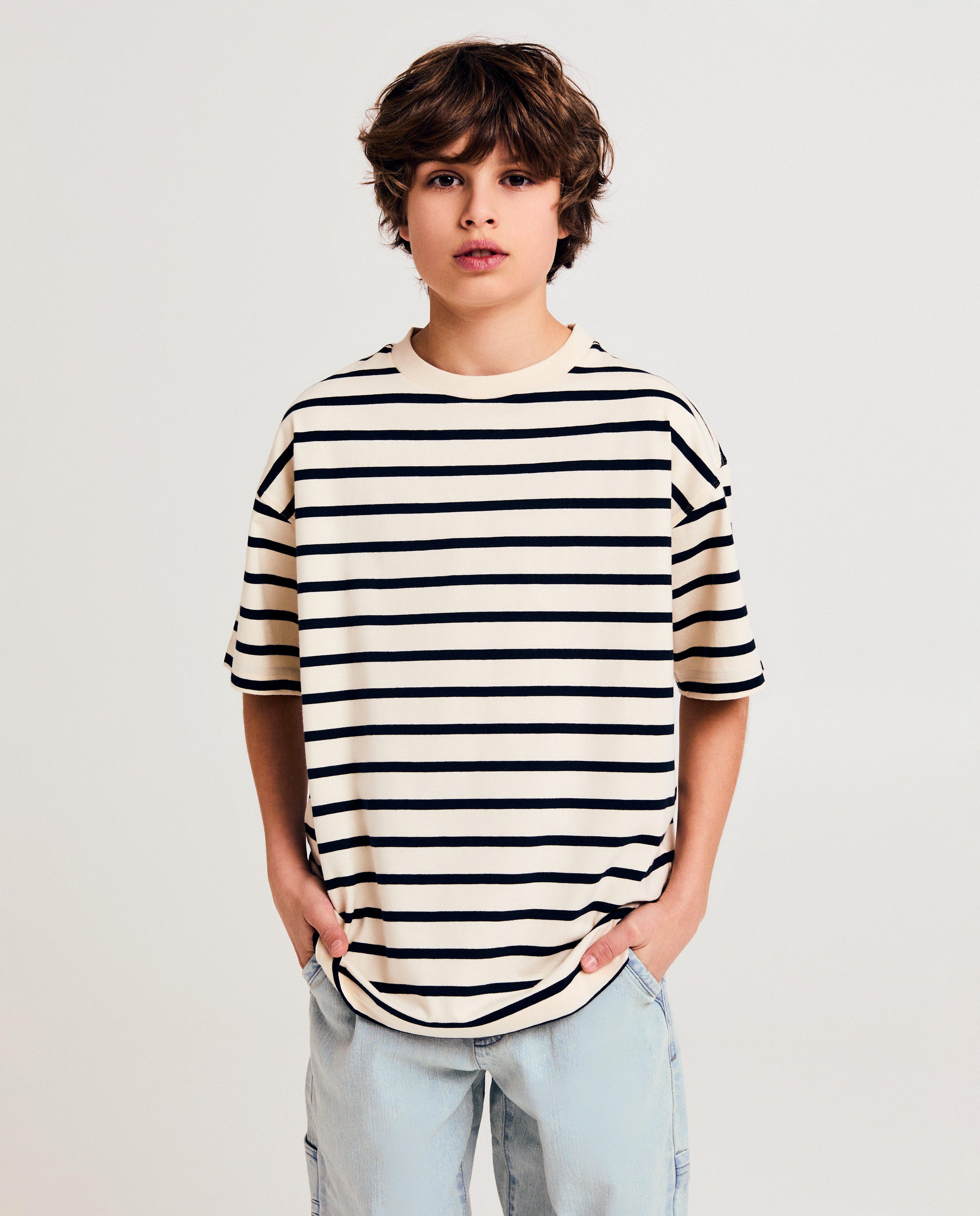 T-shirts - T-shirt met strepen, 116-164