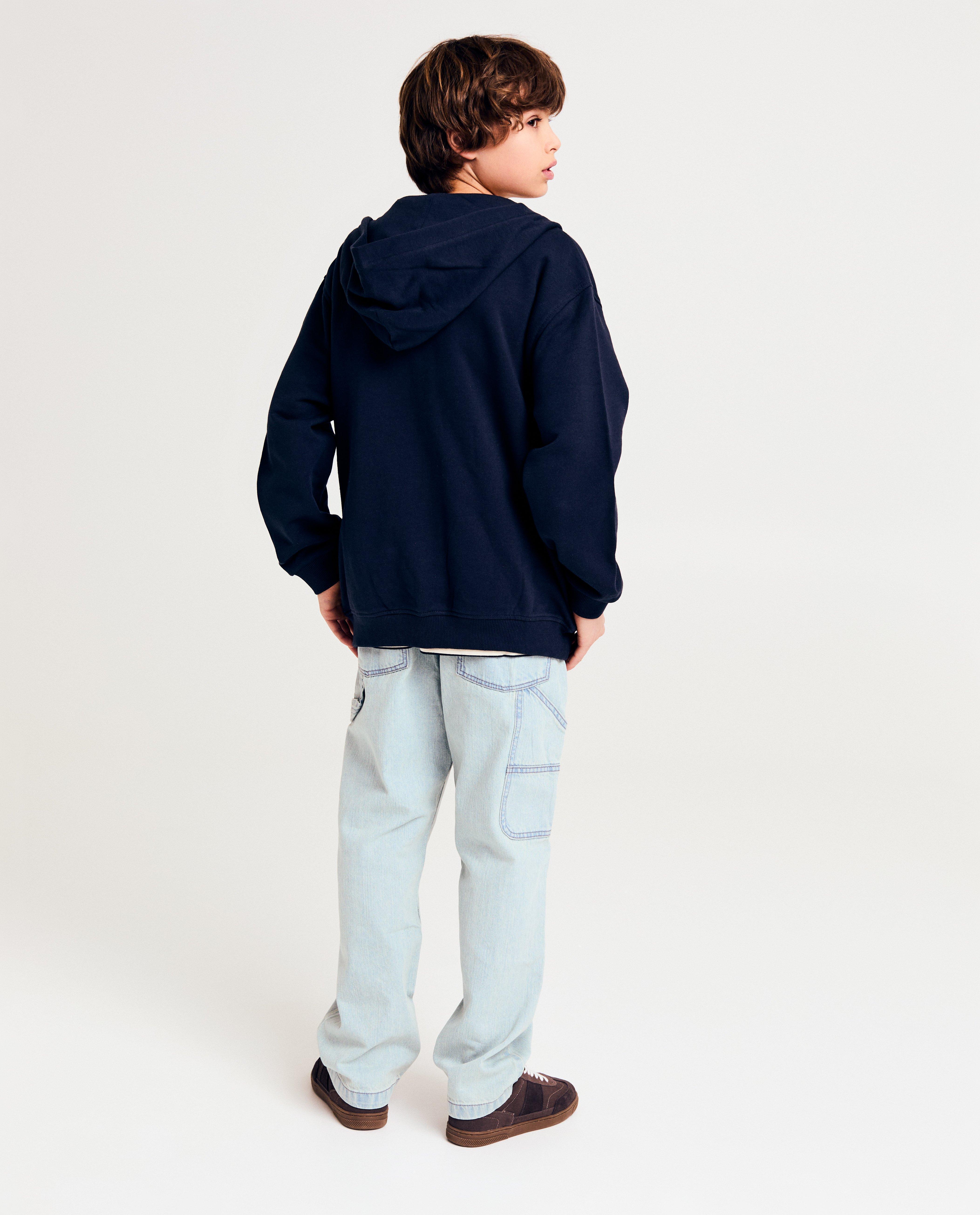Cardigan - Donkerblauw sweatvest, 116-164