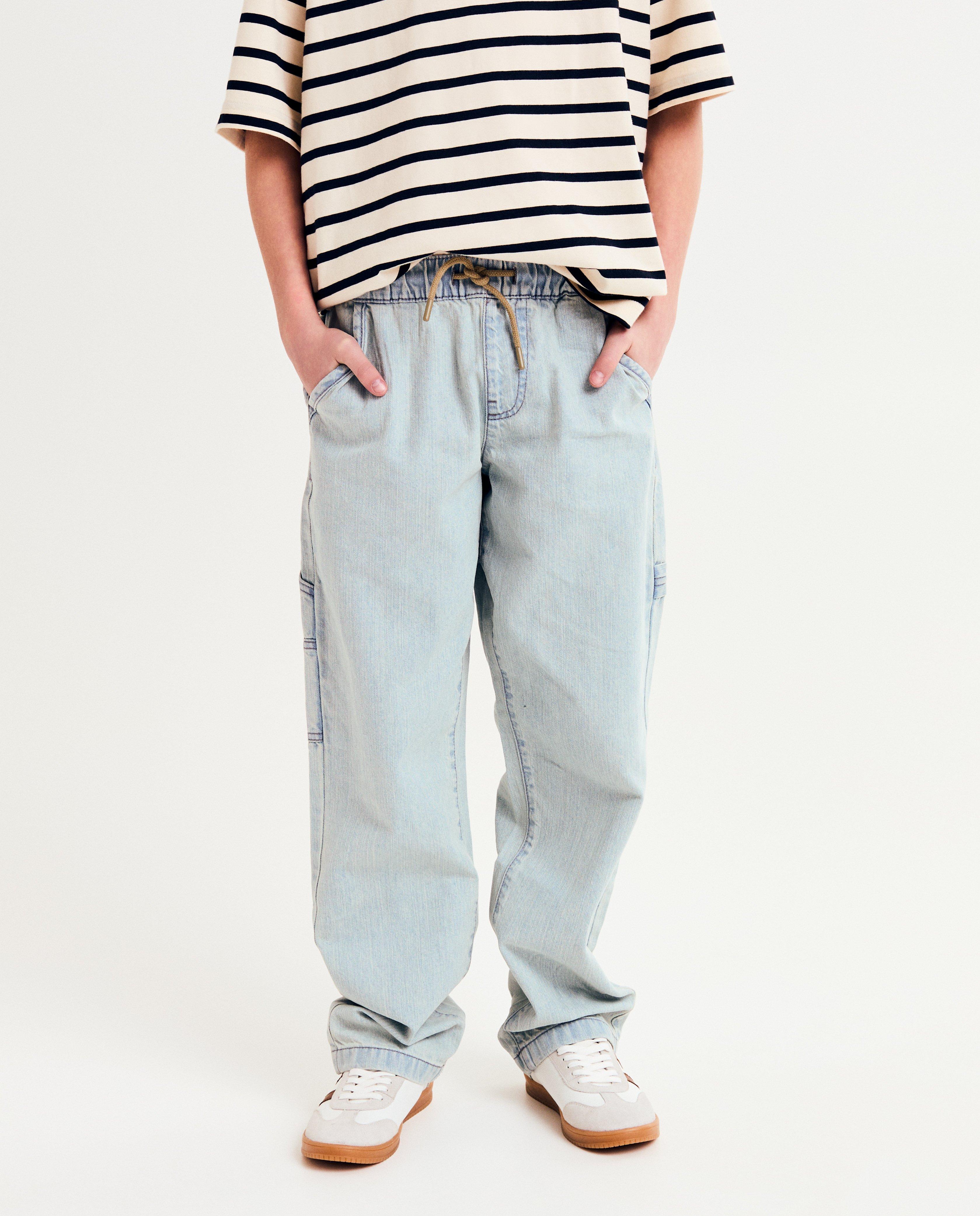 Jeans - Blauwe jeans, loose fit, 116-164