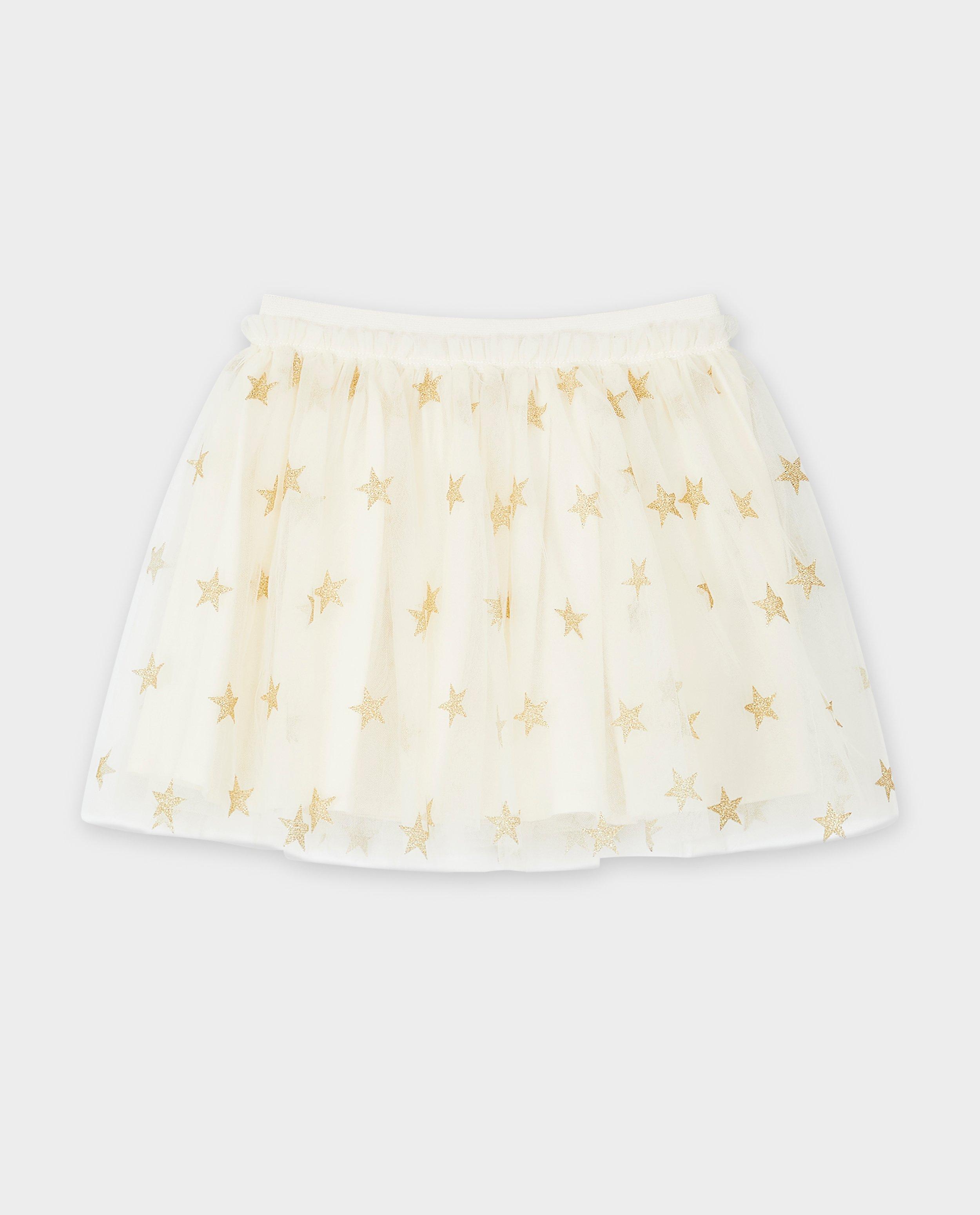 Jupes - Jupe en tulle avec imprimé à petits cœurs