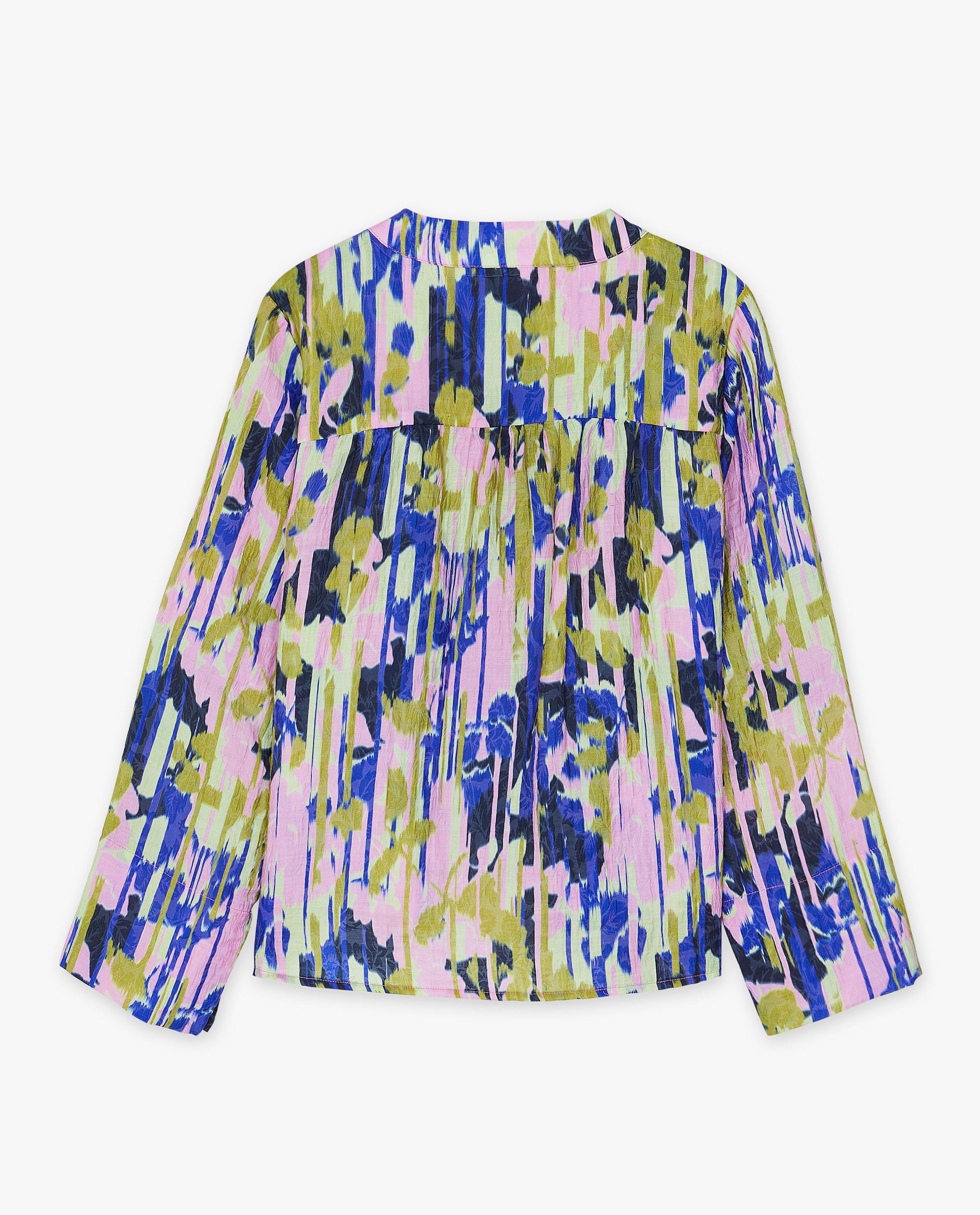 Hemden - Blouse met abstracte bloemenprint