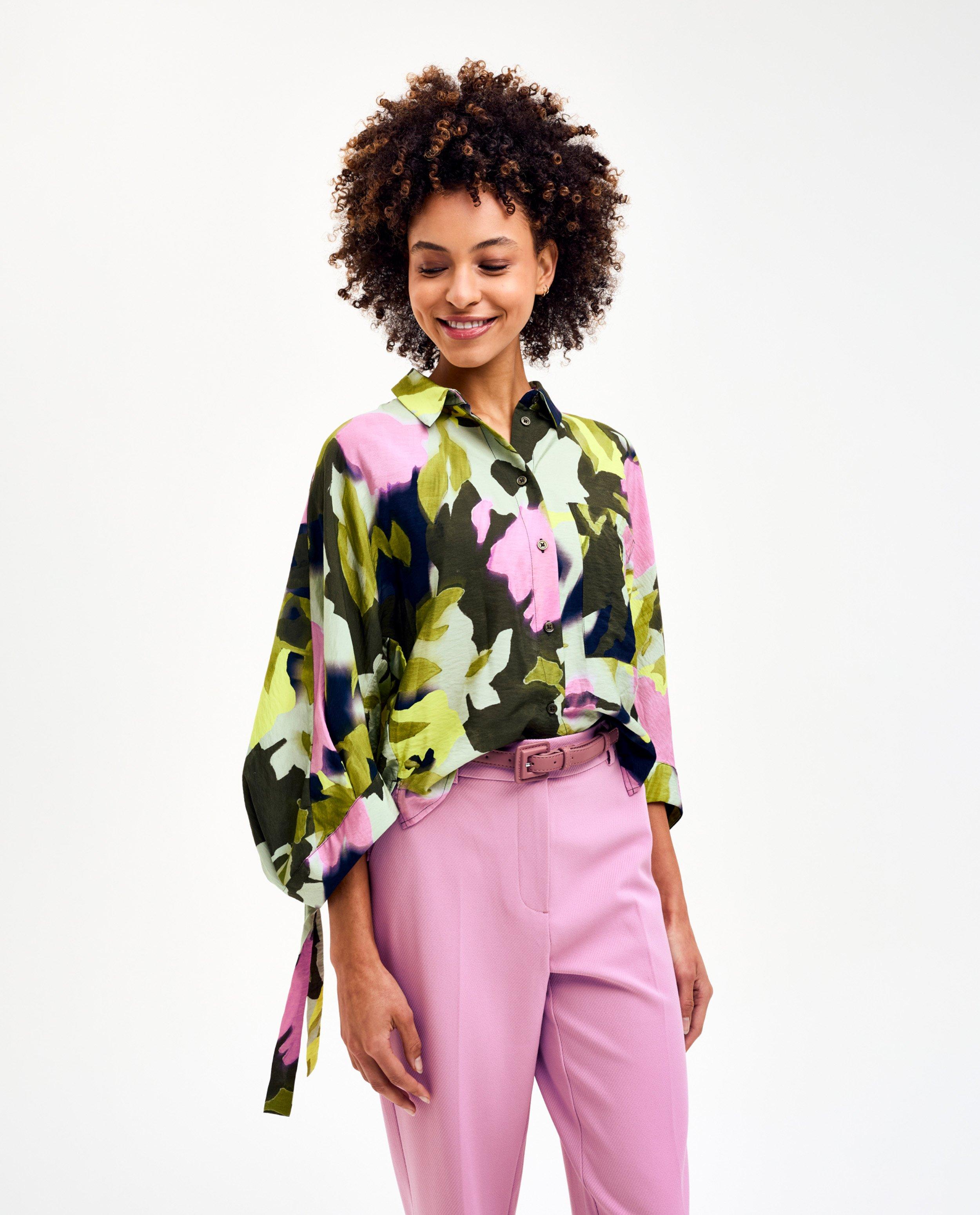 Blouse à imprimé fleuri abstrait - null - CKS Femmes