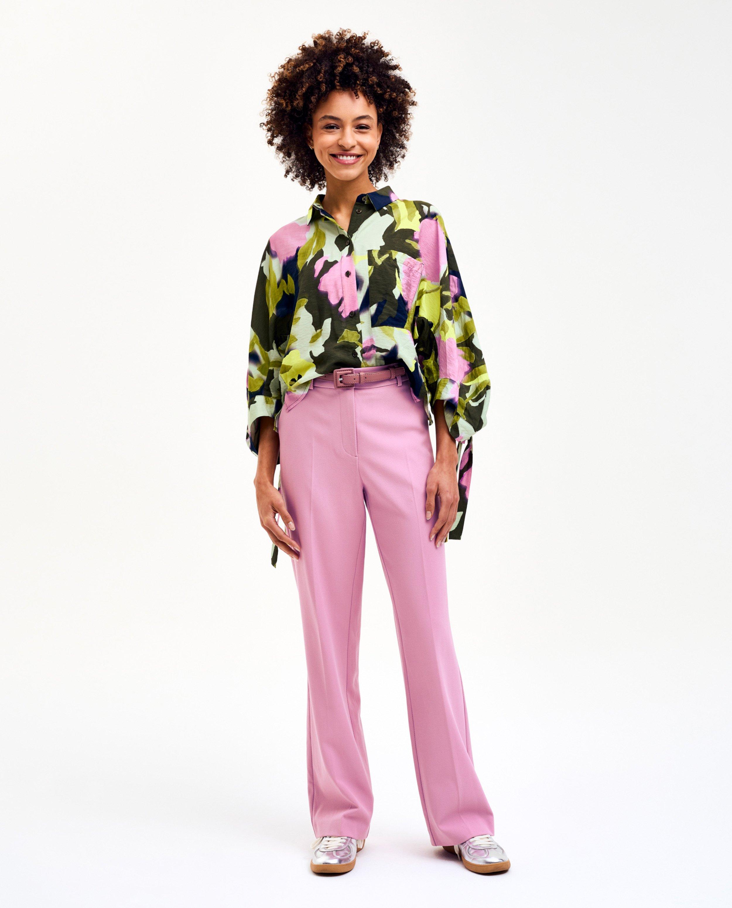 Chemises - Blouse à imprimé fleuri abstrait