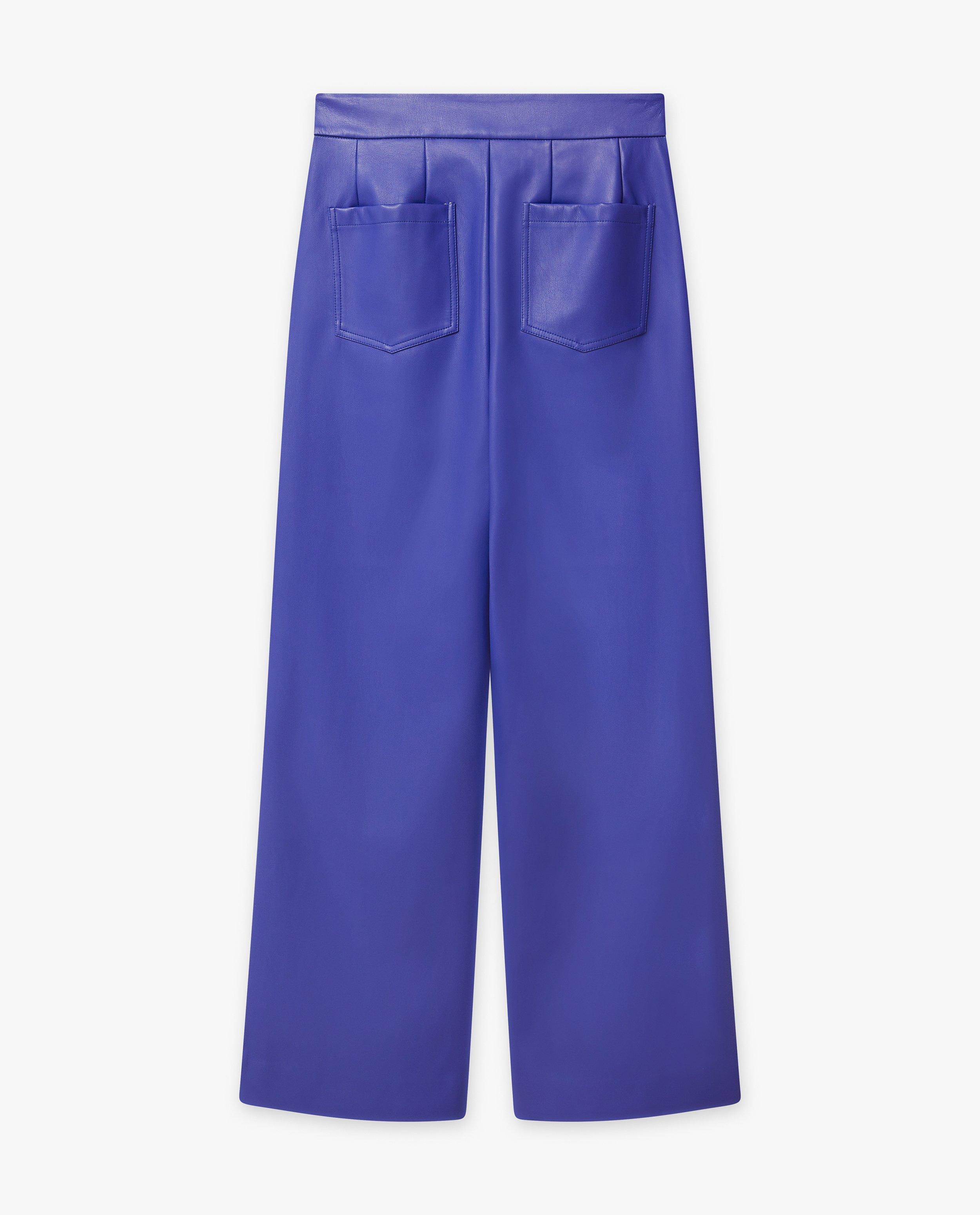 Broeken - Faux leather broek