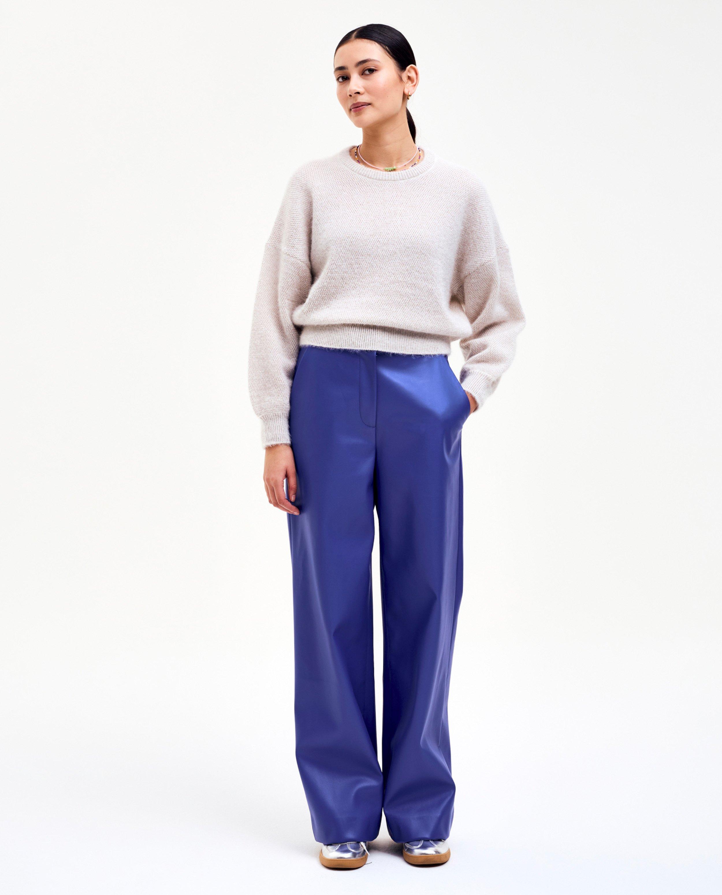 Broeken - Faux leather broek