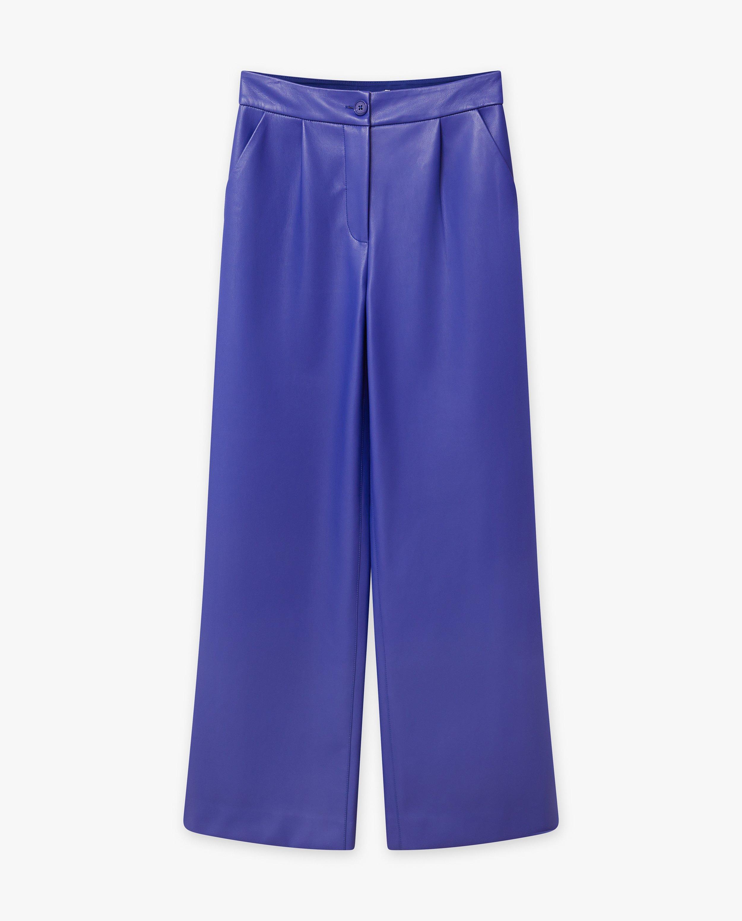Broeken - Faux leather broek