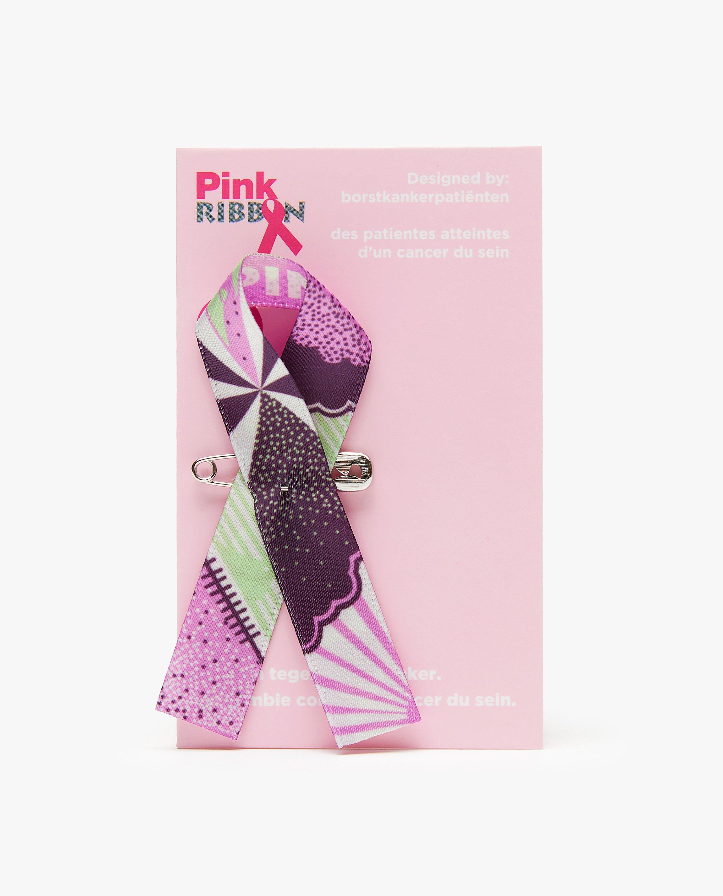 Pink Ribbon-lintje met print - null - JBC