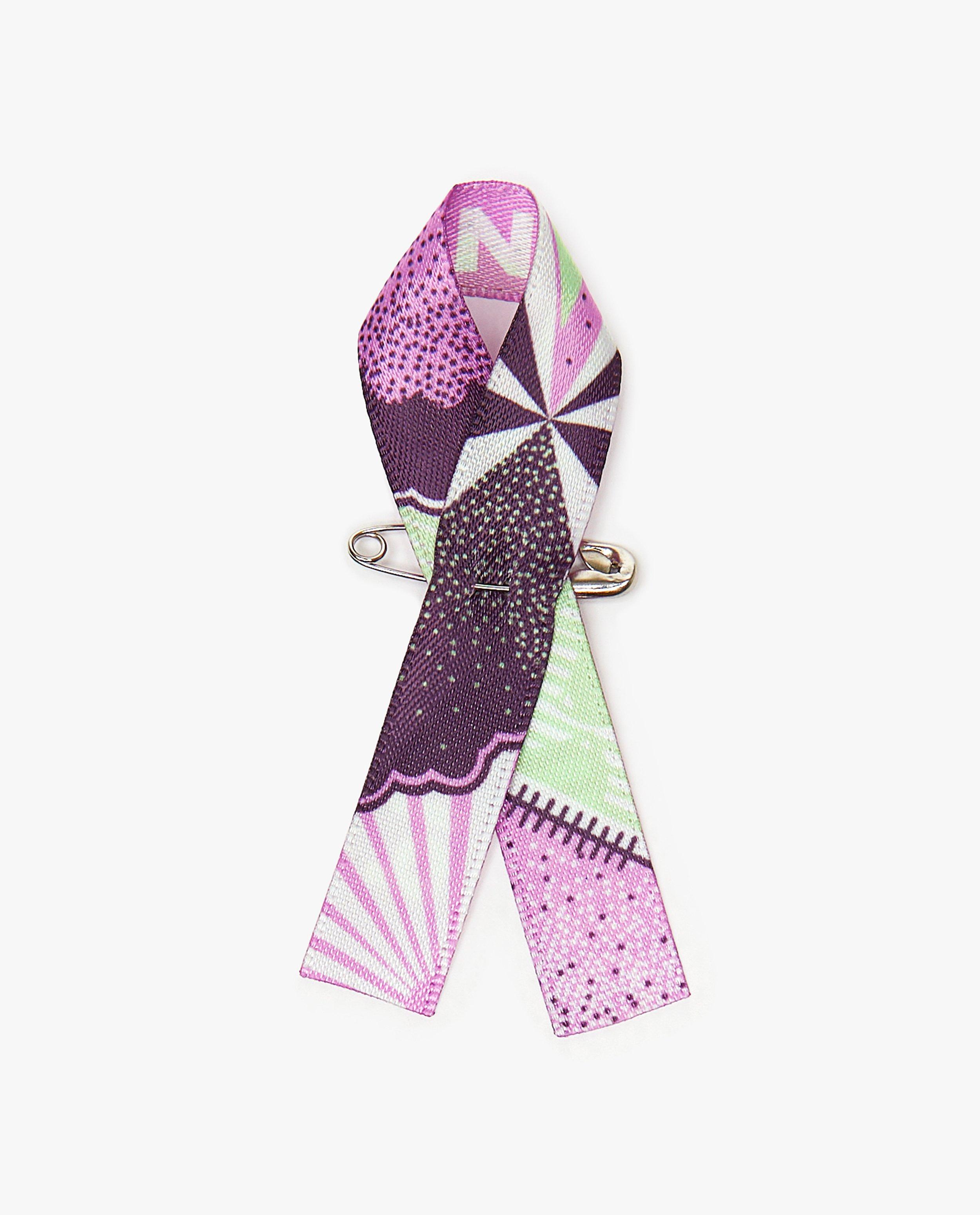 Gadgets - Pink Ribbon-lintje met print