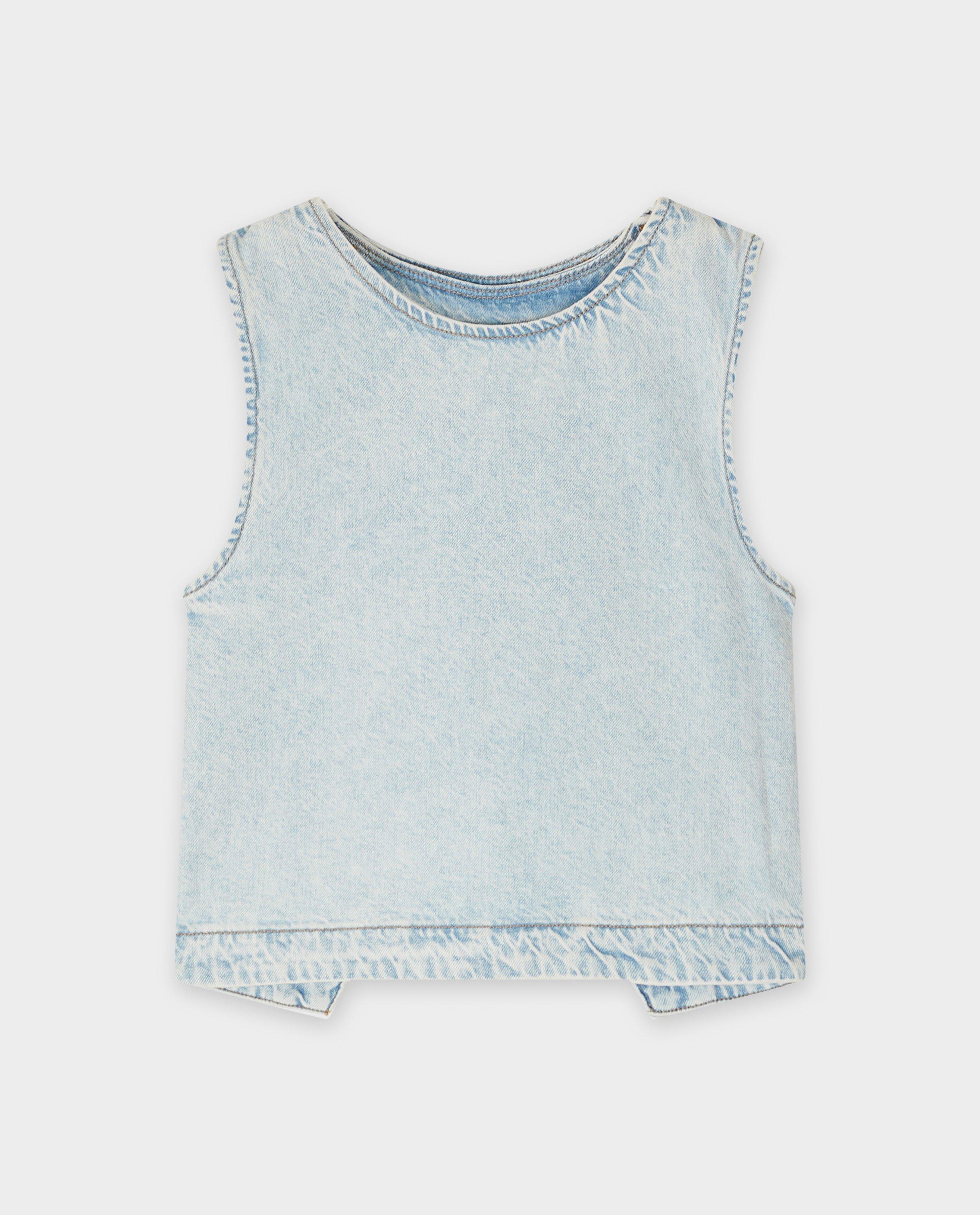 Hemden - Jeanstop met cut-out, 9-16 jaar